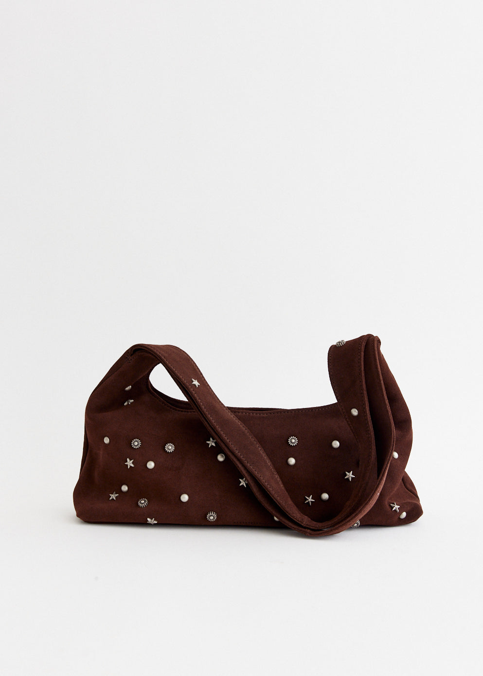 Studded Halter Hobo Bag