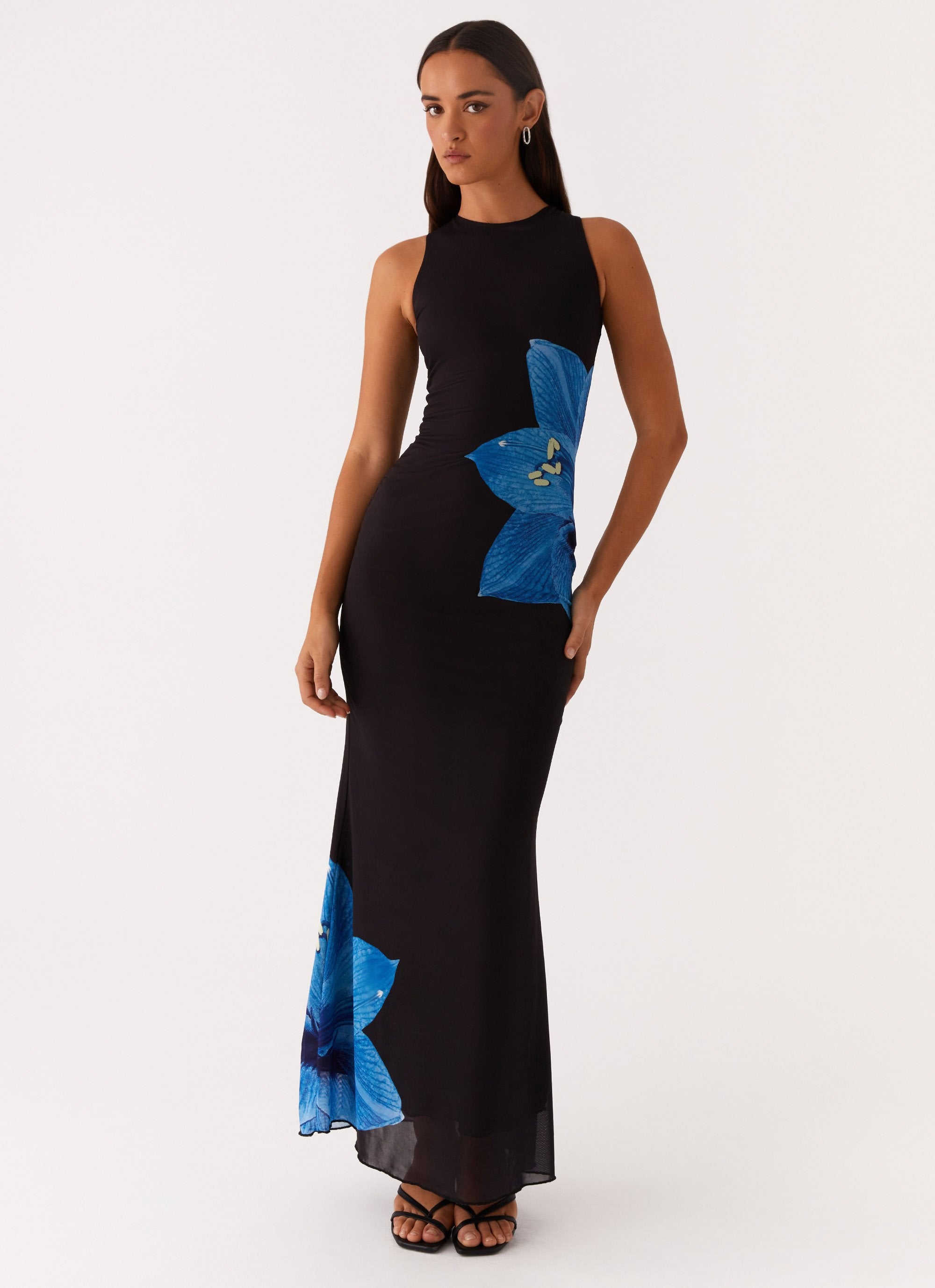 Manhattan Nights Maxi Dress - Black