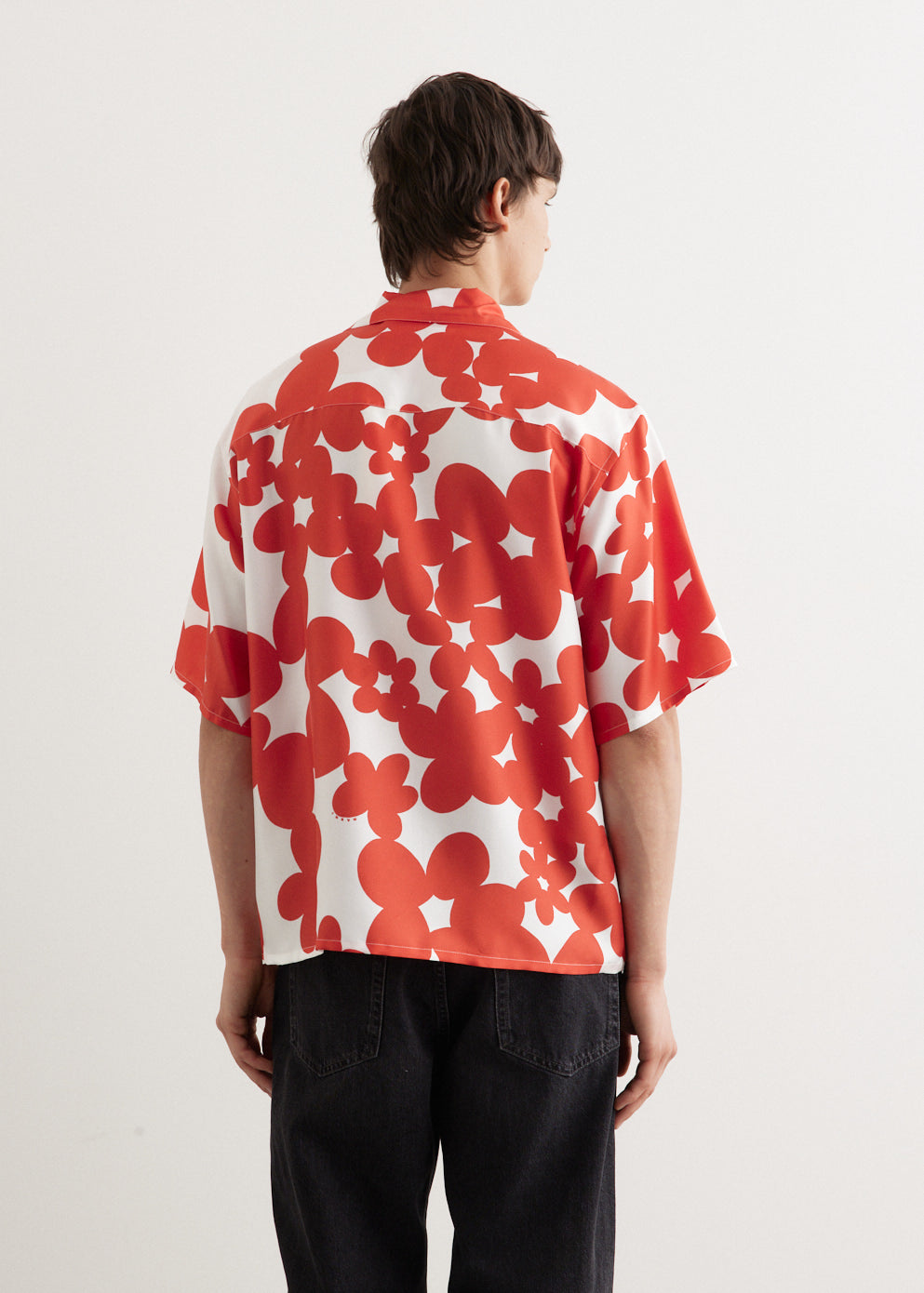 Silk Twill Printed Shirt