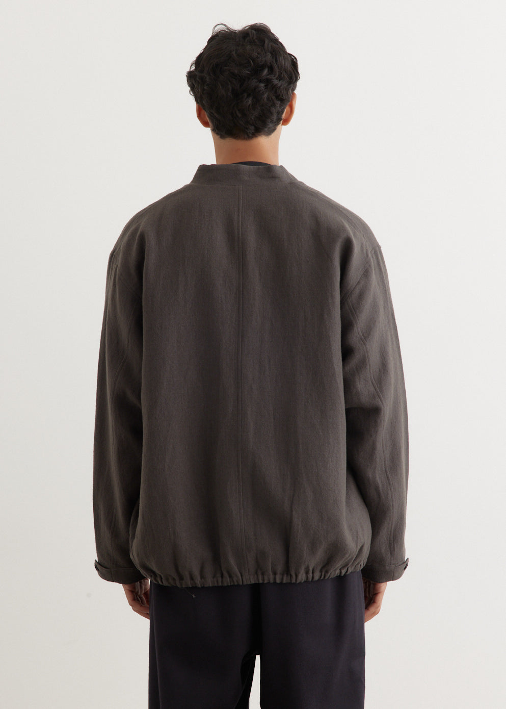 Linen Wool Mix Blouson