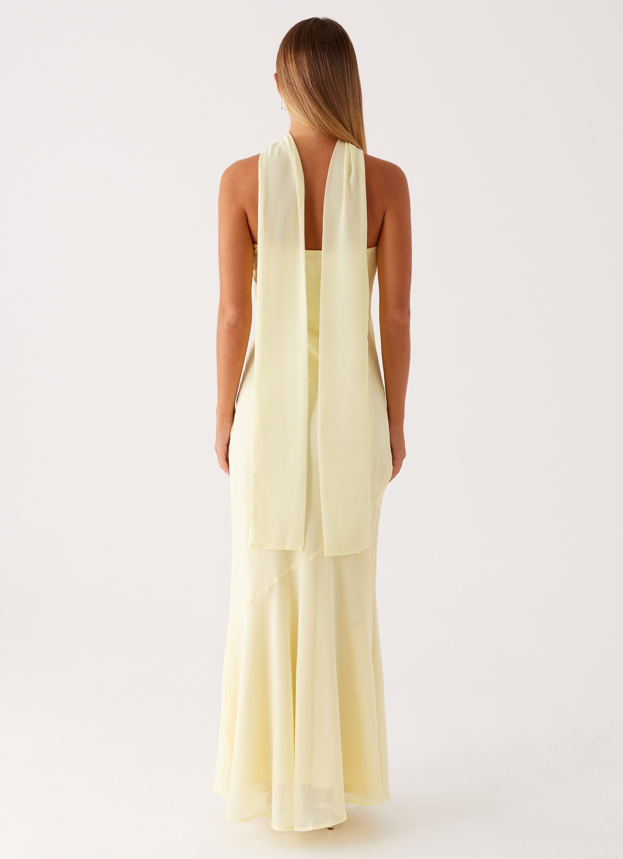 Under The Pagoda Maxi Dress - Yellow