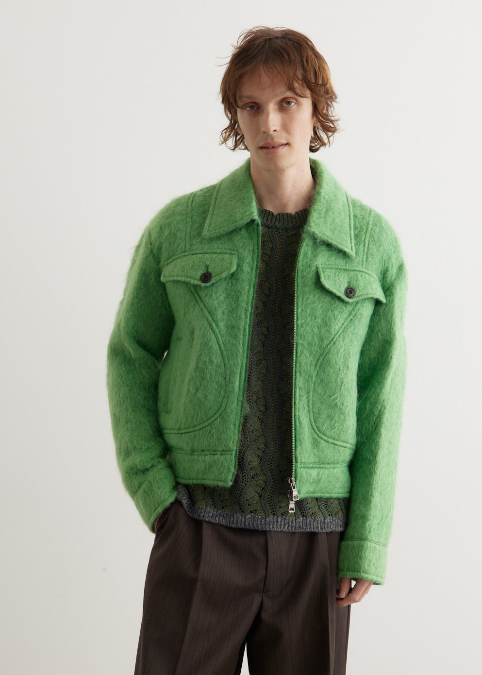 Wado Shaggy Wool Jacket