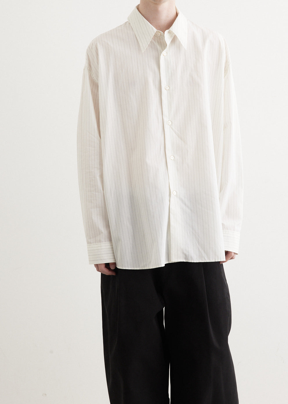 Loche Oversized French Placket Shirt