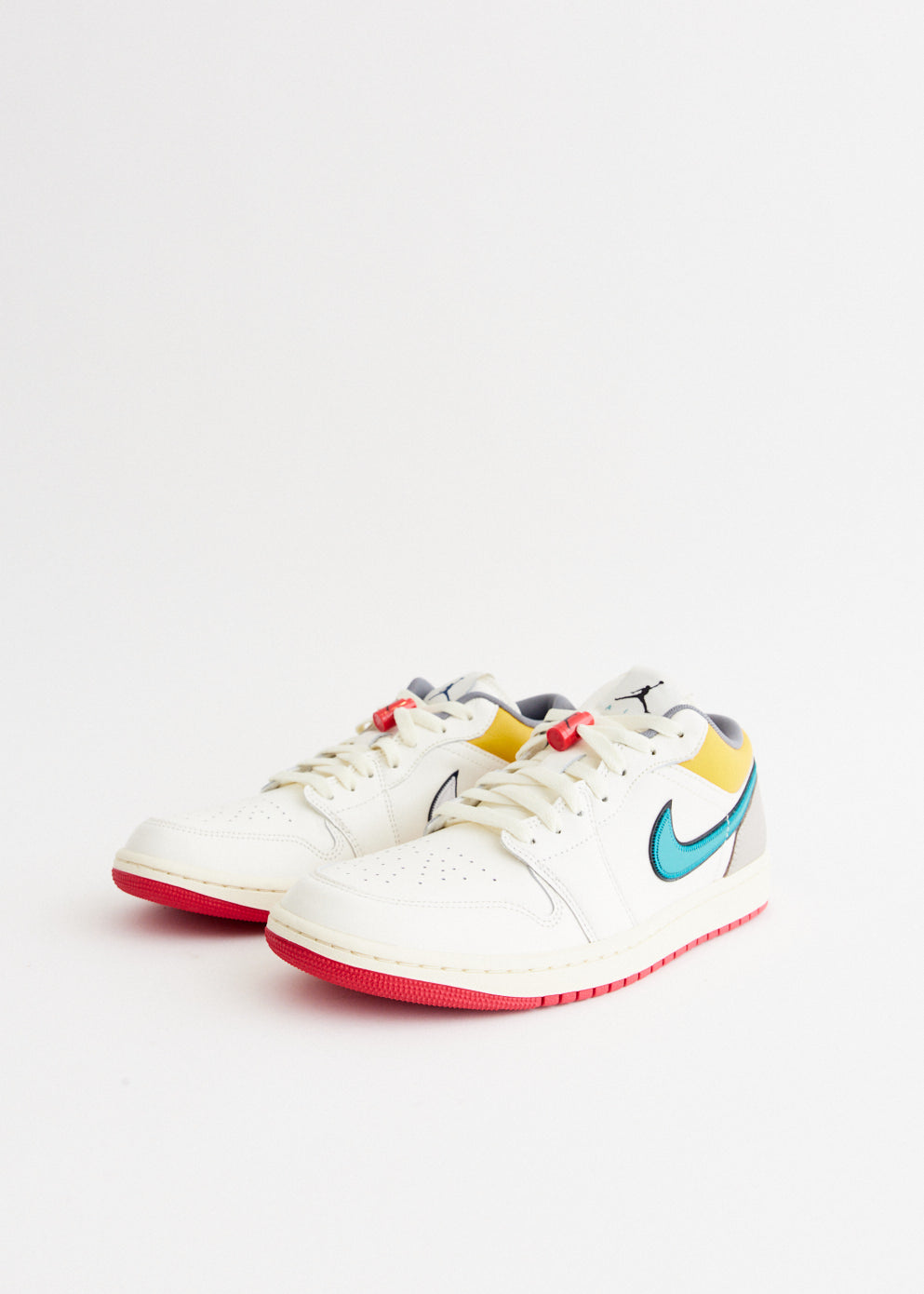 Air Jordan 1 Low PRM 'Sail Brave Blue' Sneakers