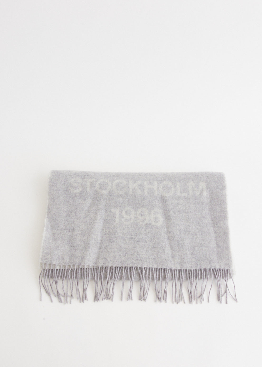 Logo Wool Scarf