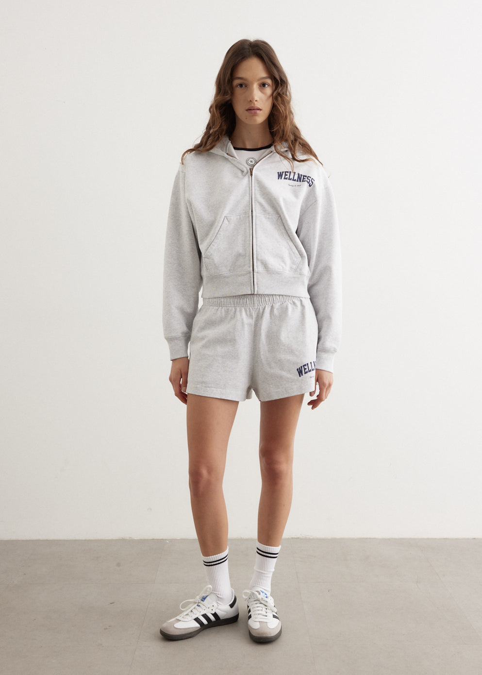 Wellness Ivy Cropped Zip Hoodie