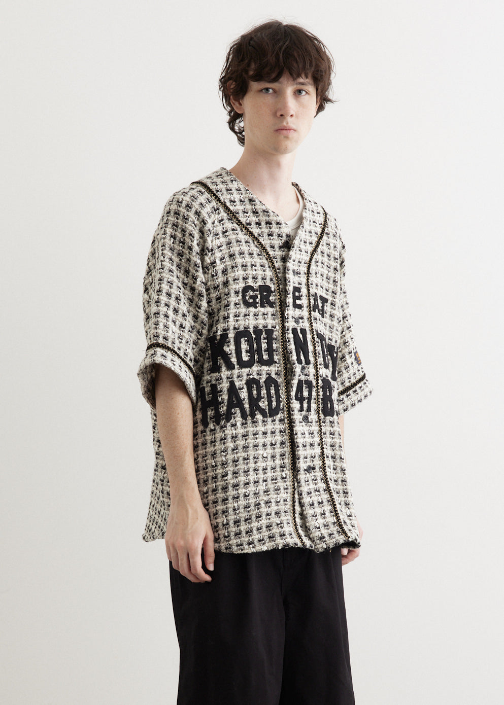 Fancy Tweed Great Kountry Baseball Shirt