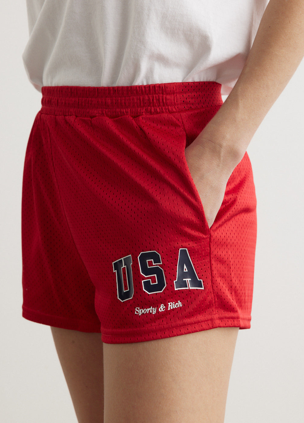 USA Mesh Disco Shorts