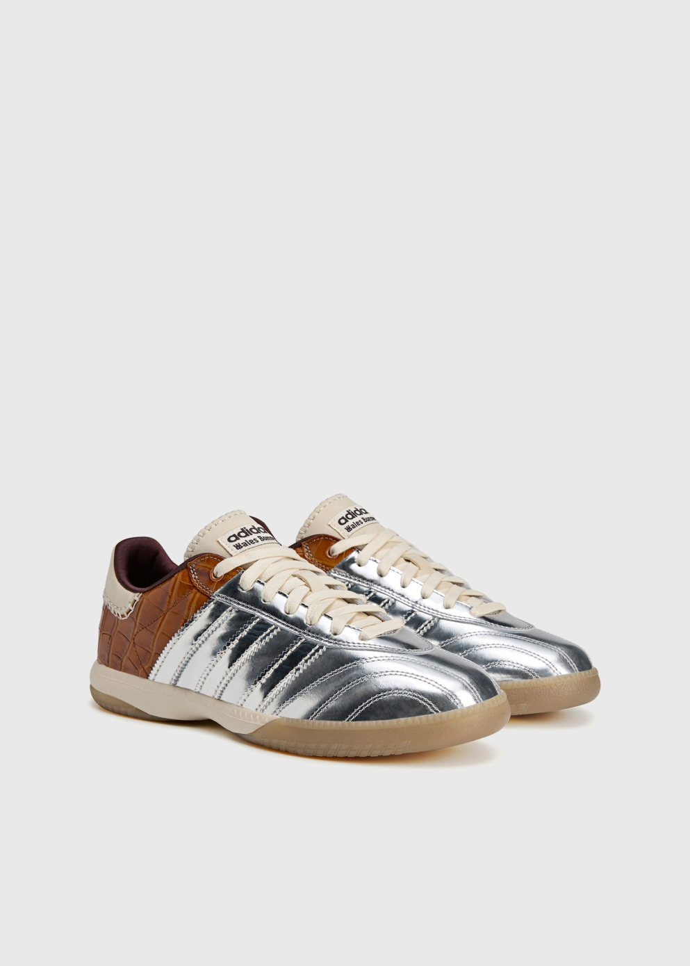 x Wales Bonner Samba Millennium 'Silver Metallic' Sneakers