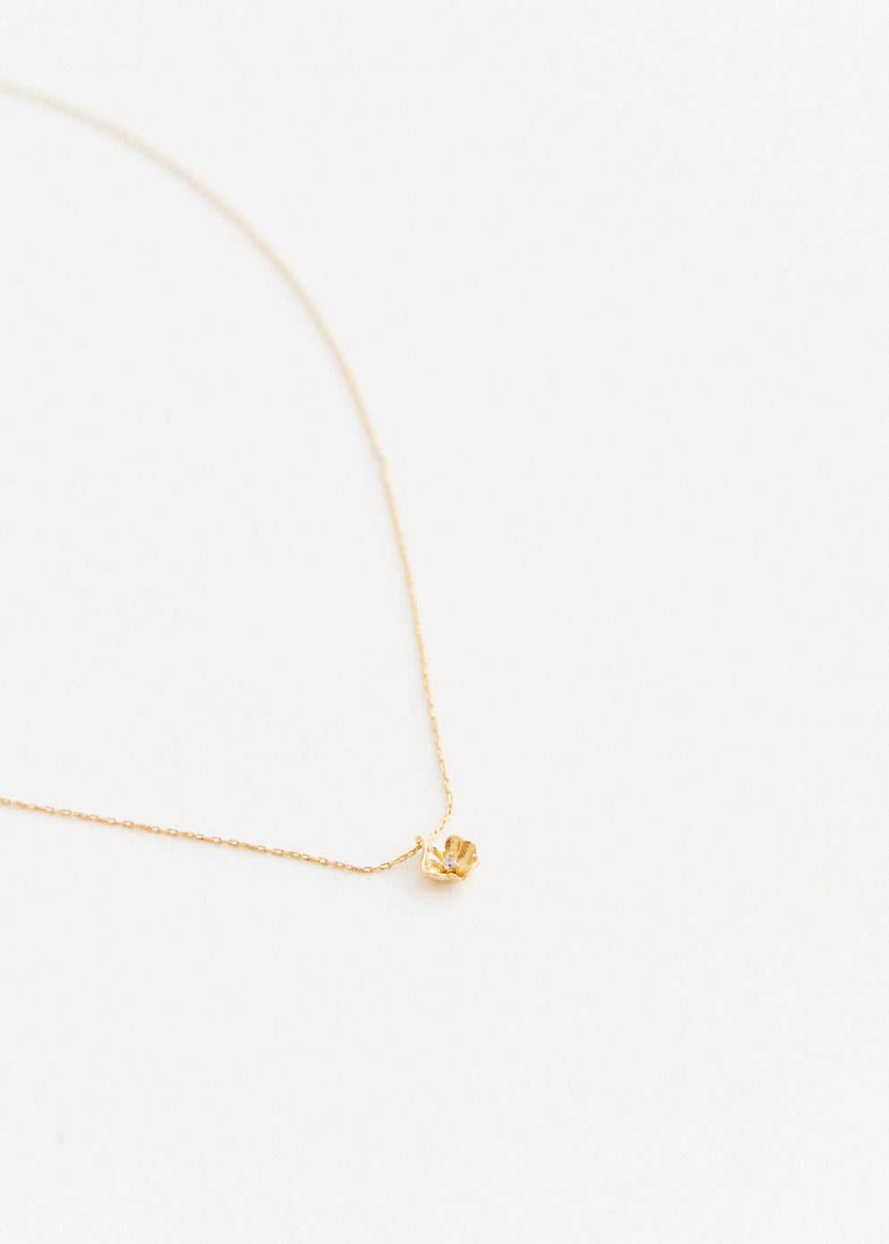 Flower Gold Plated Necklace