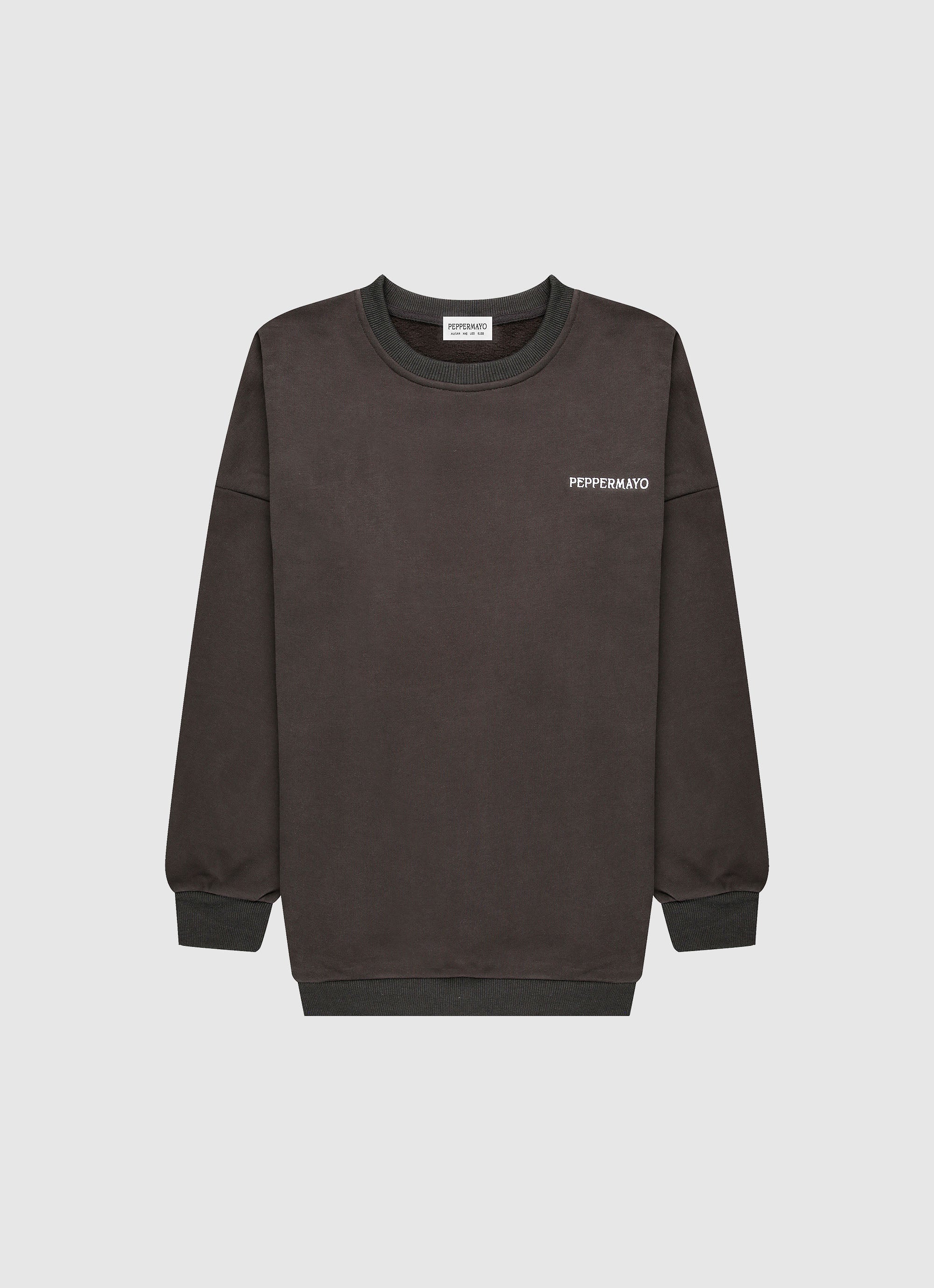 Signature Oversized Sweatshirt - Charcoal