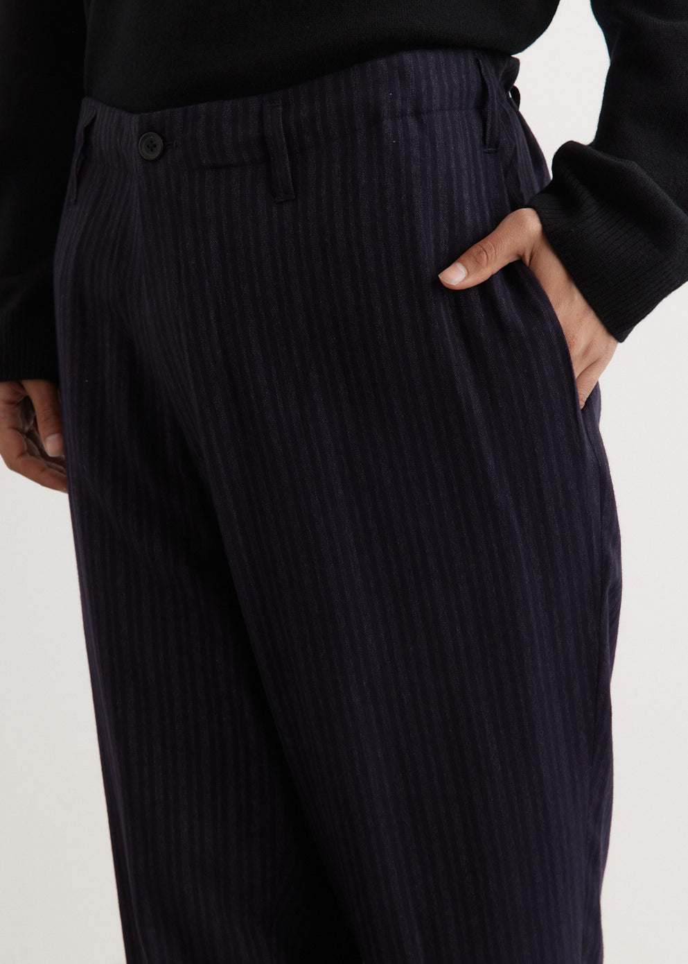 Side Tuck Suit Pants