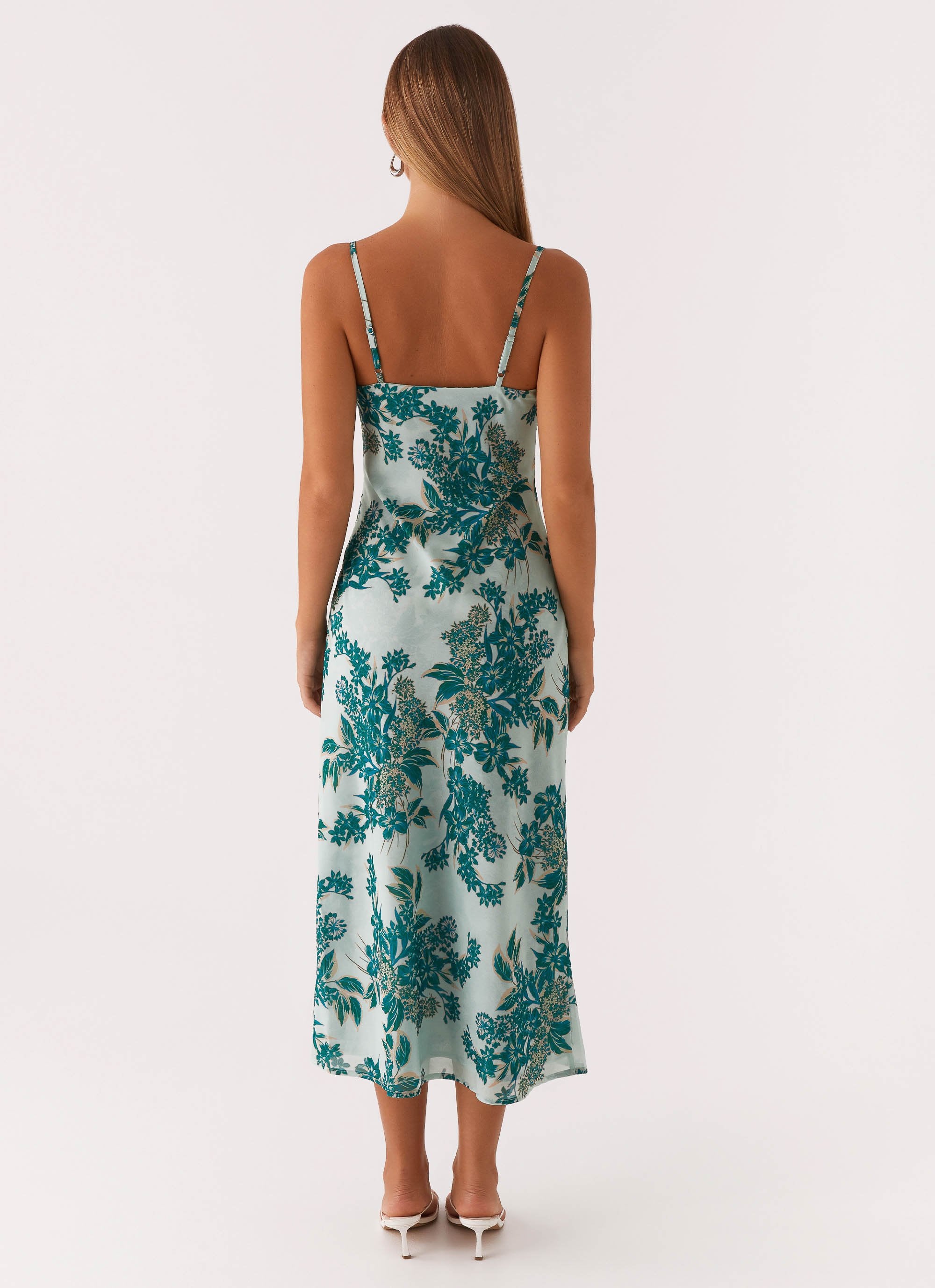 Love Song Midi Dress - Cloud Nine Floral