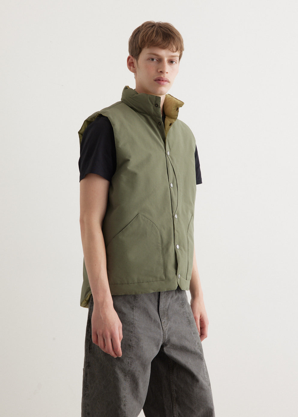 Quilted Reversible Vest