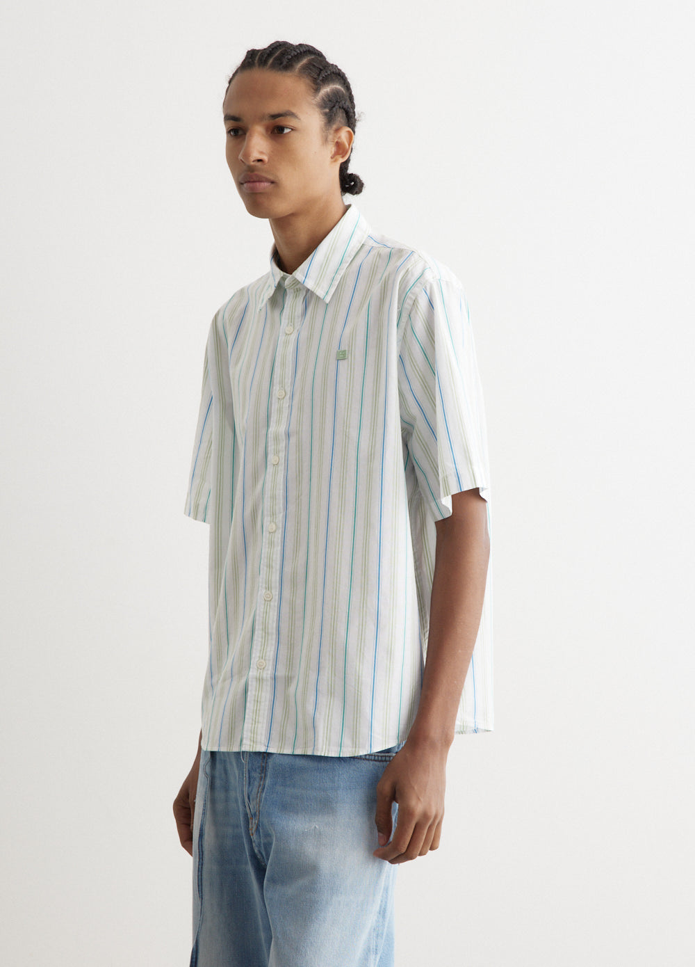 Sarlie Striped Short Sleeve Shirt