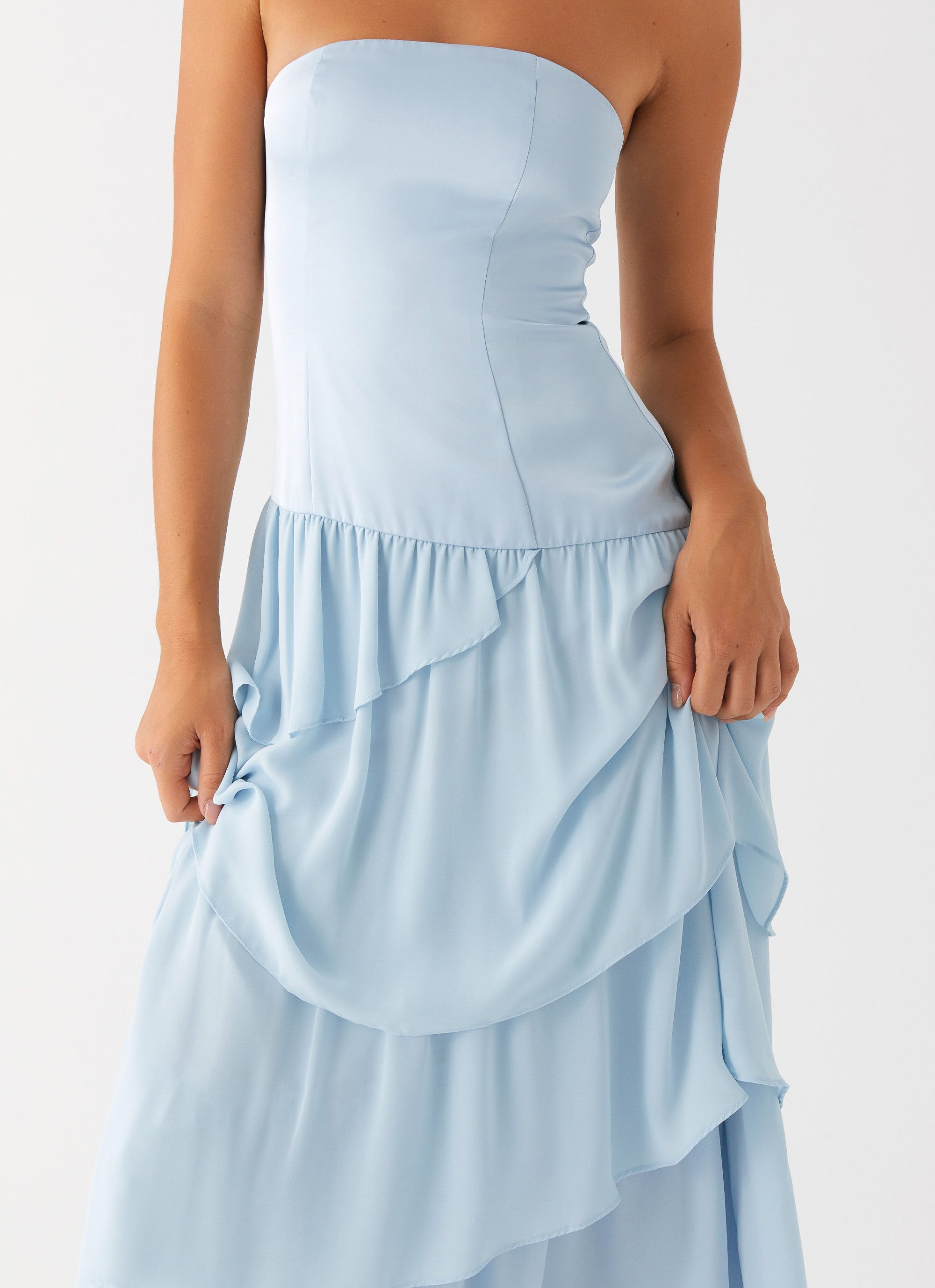 Our Story Maxi Dress - Pastel Blue