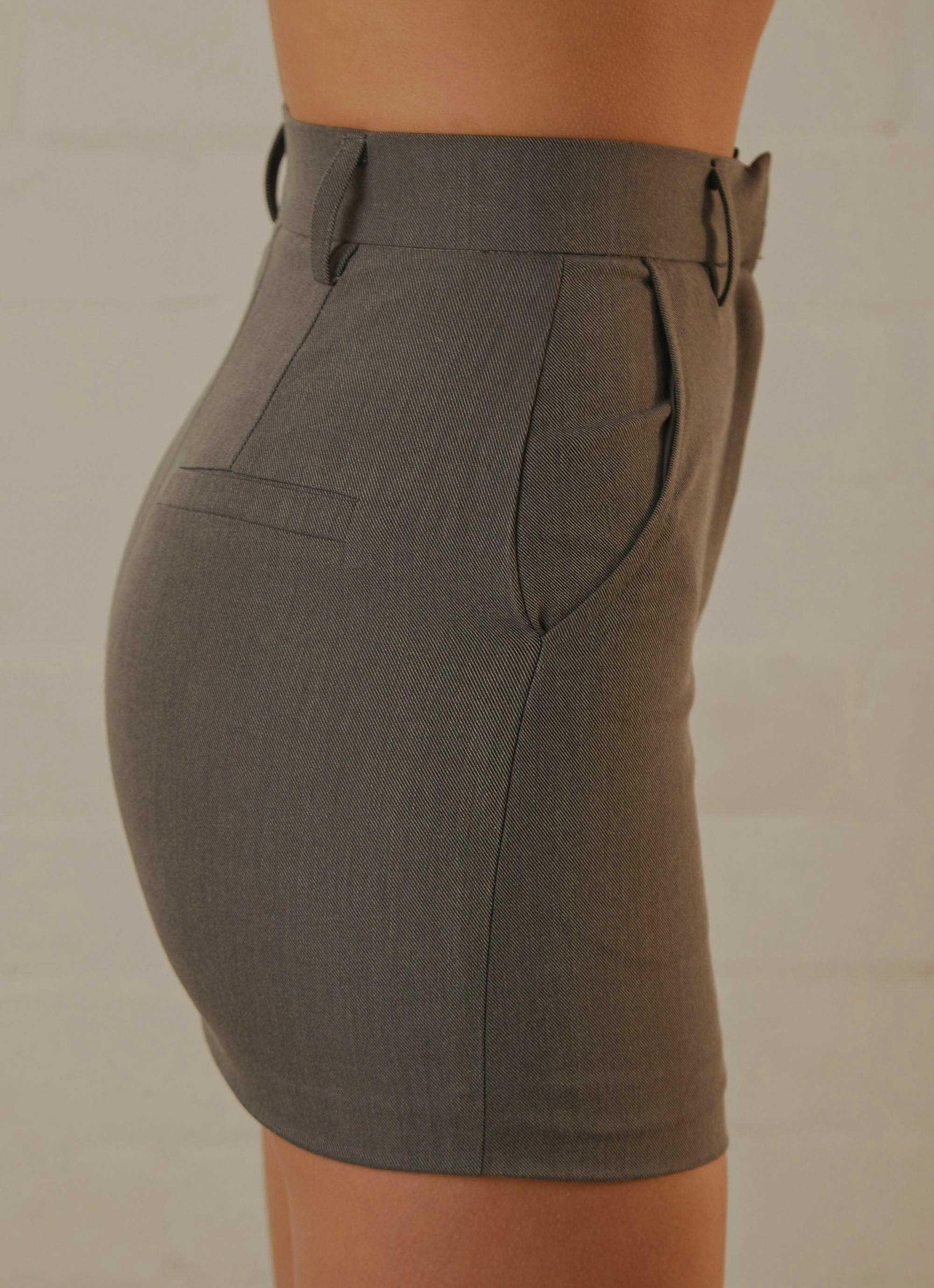 Mariah Skirt - Charcoal