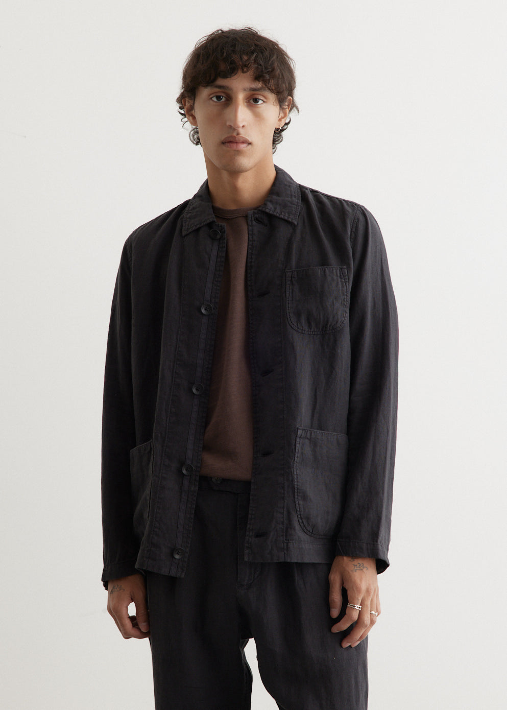 Evan Chore Linen Jacket