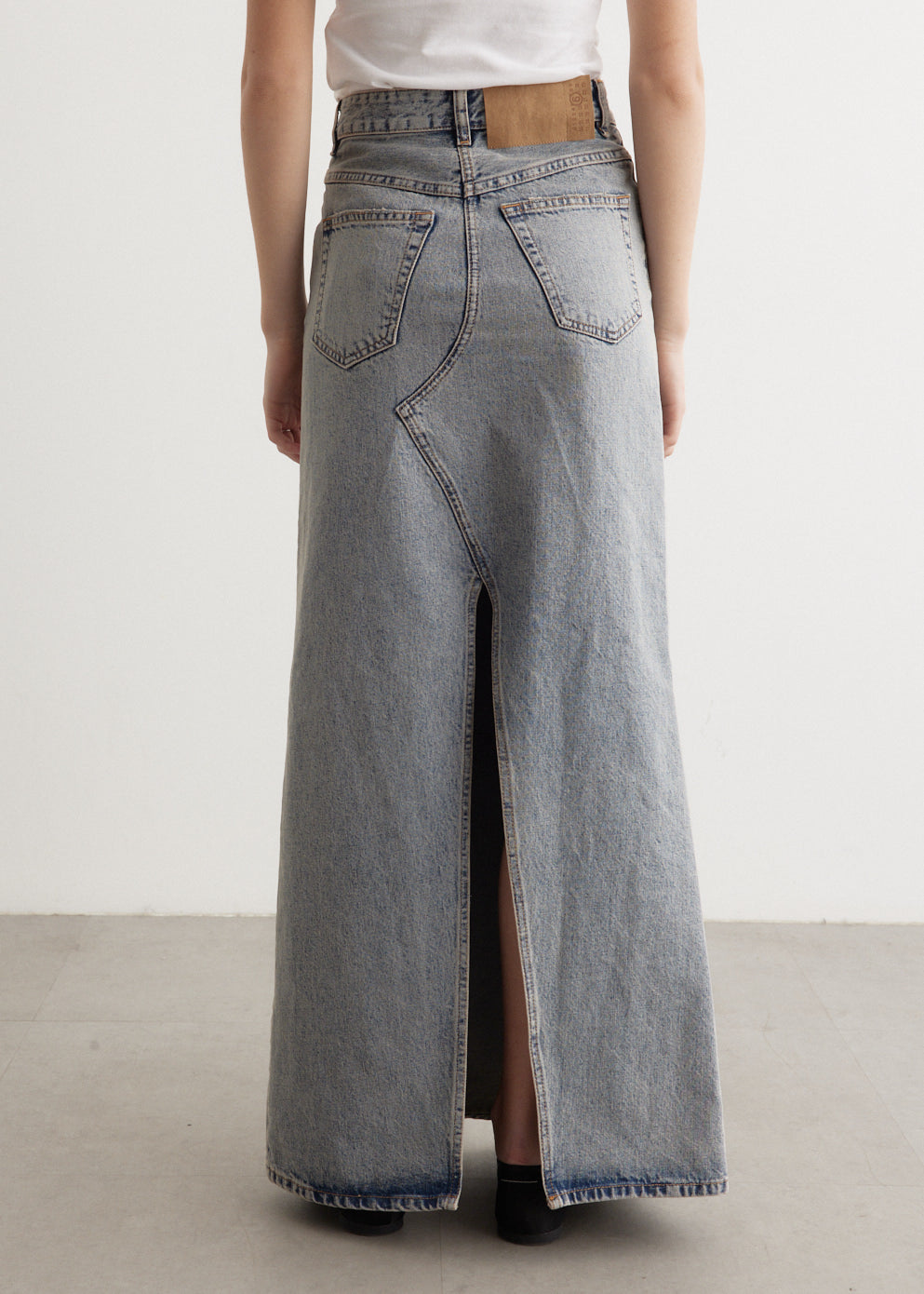 Long Denim Skirt