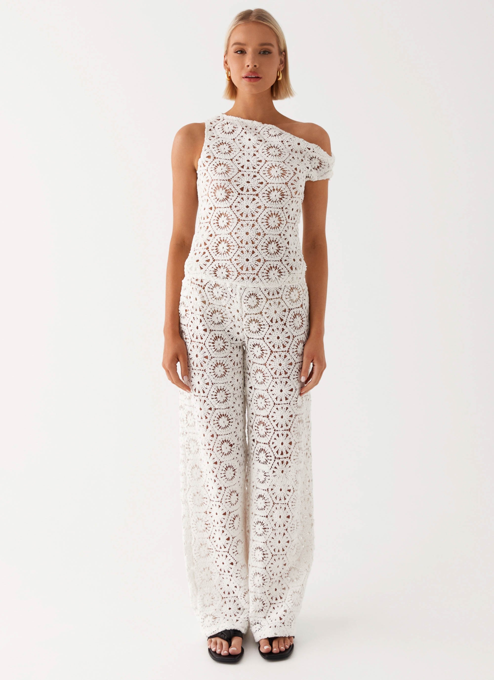 Ibiza Crochet Top - Ivory