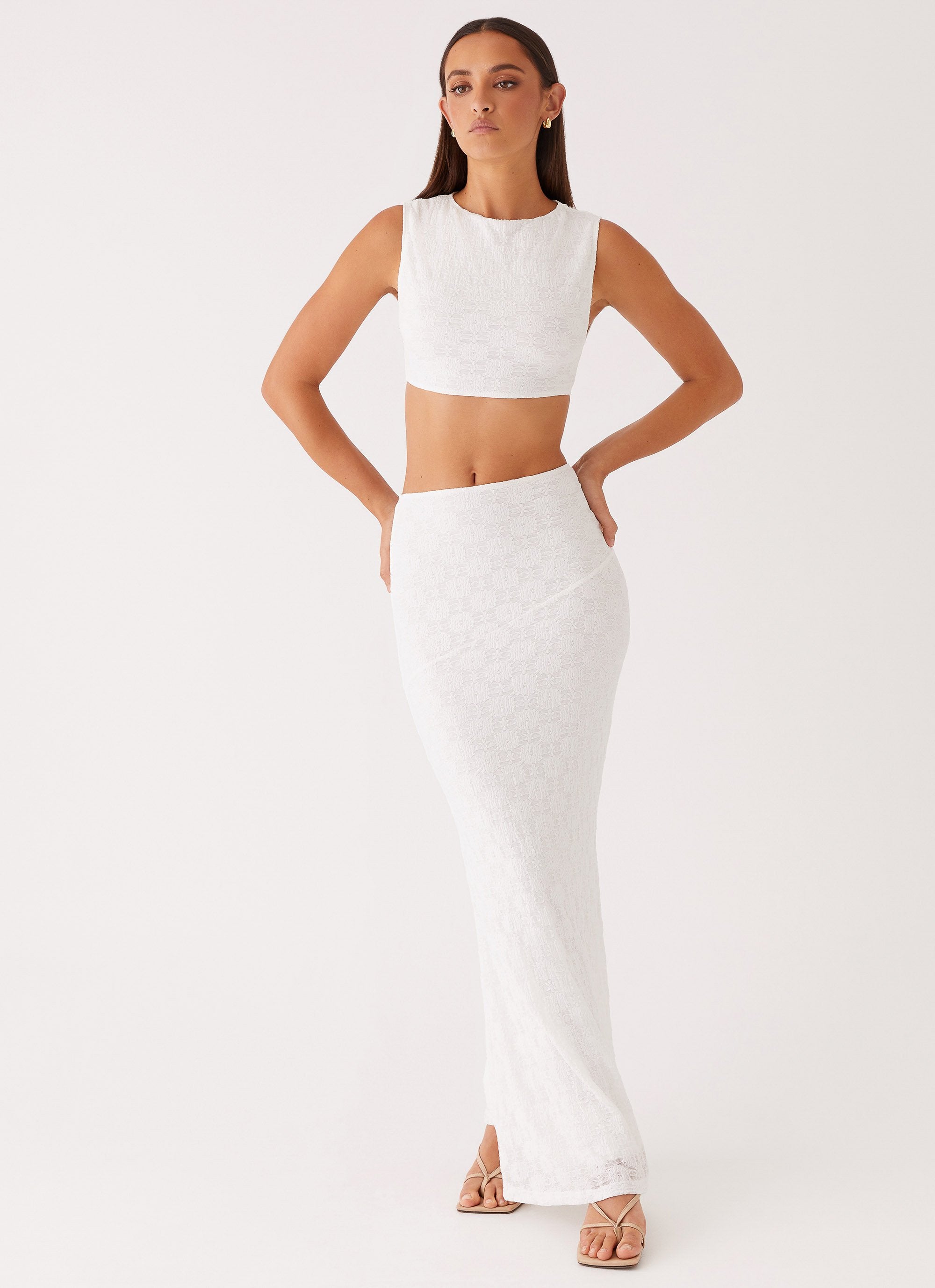 Issey Crop Top - White