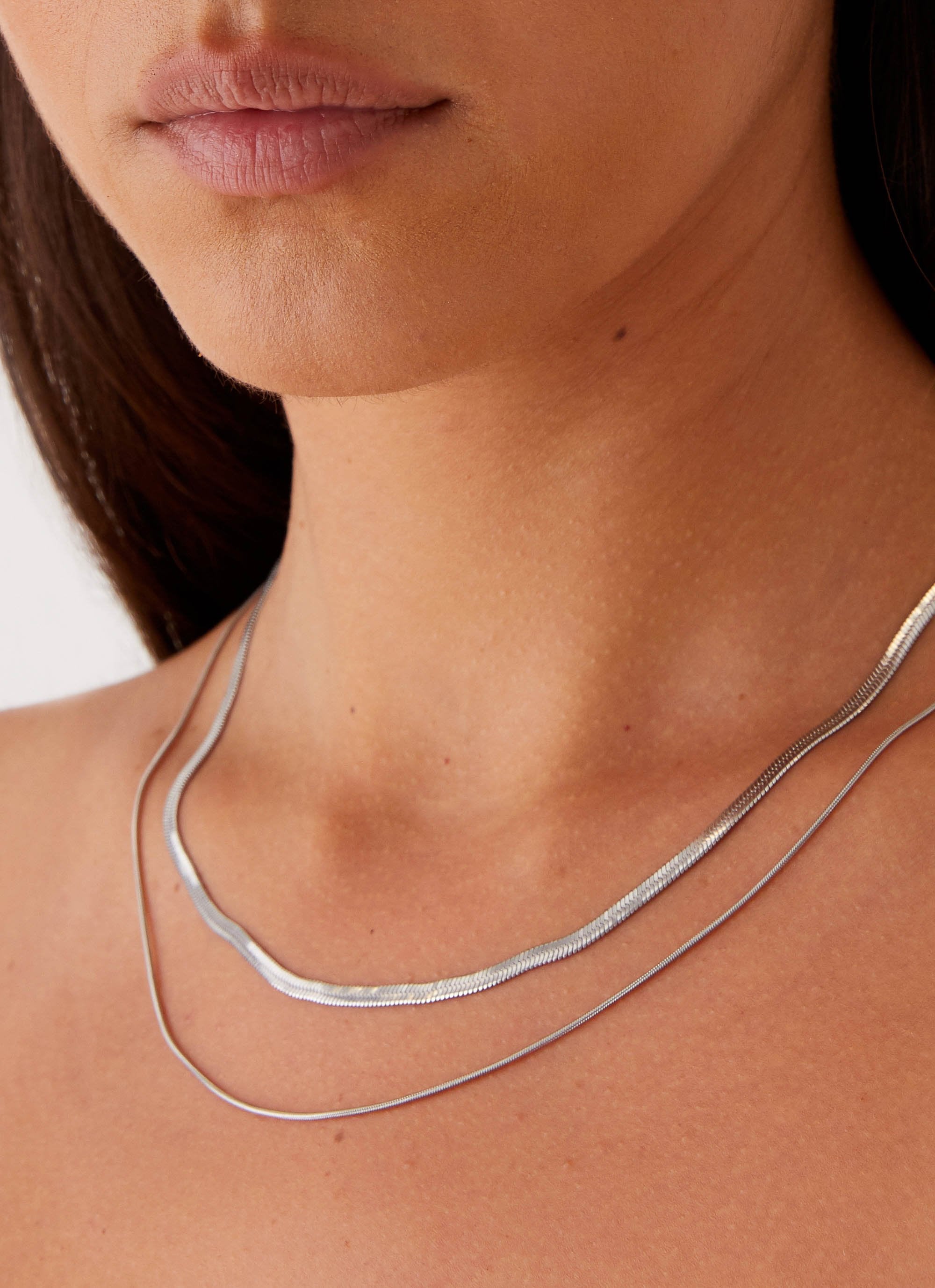 Ria Necklace - Silver