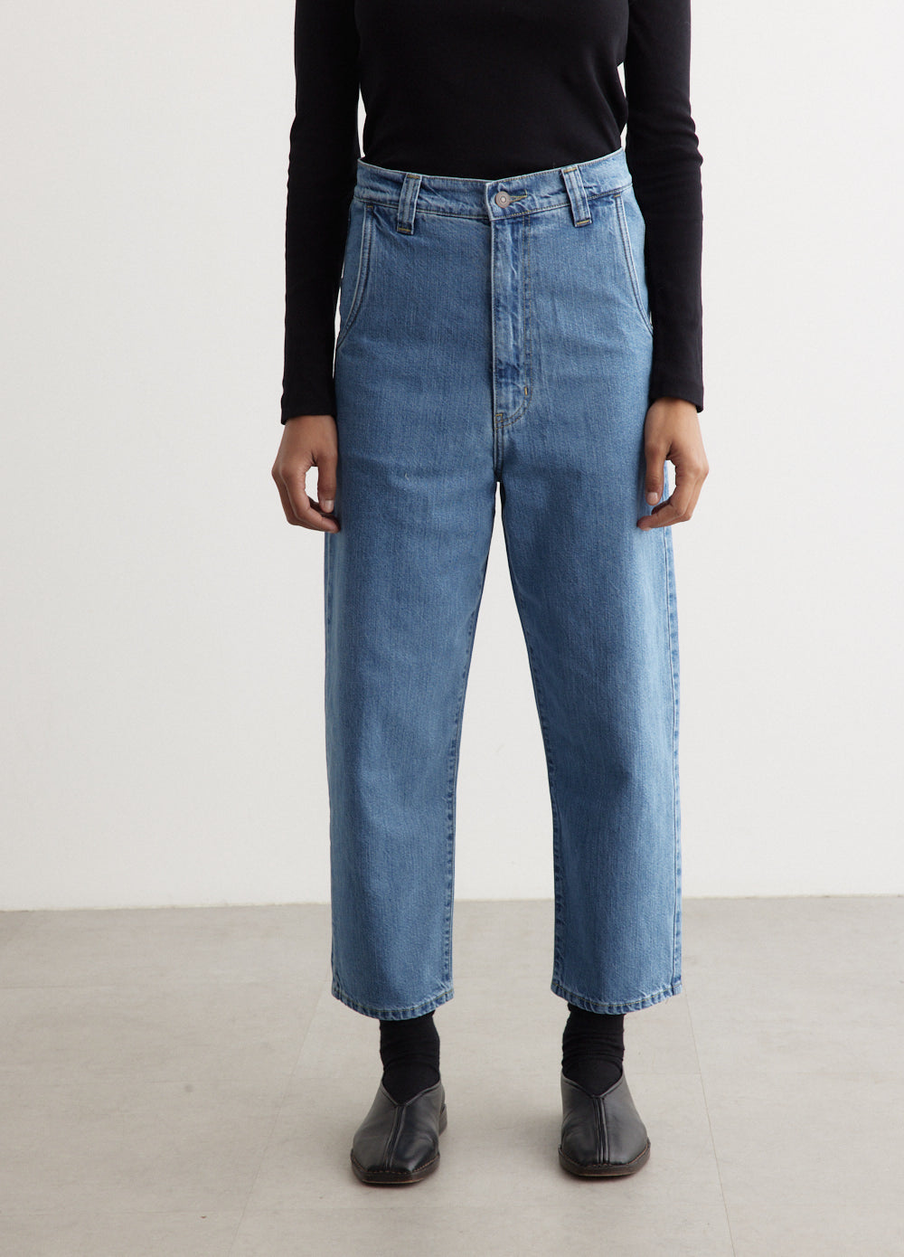 Organic Denim Low Rise Jeans