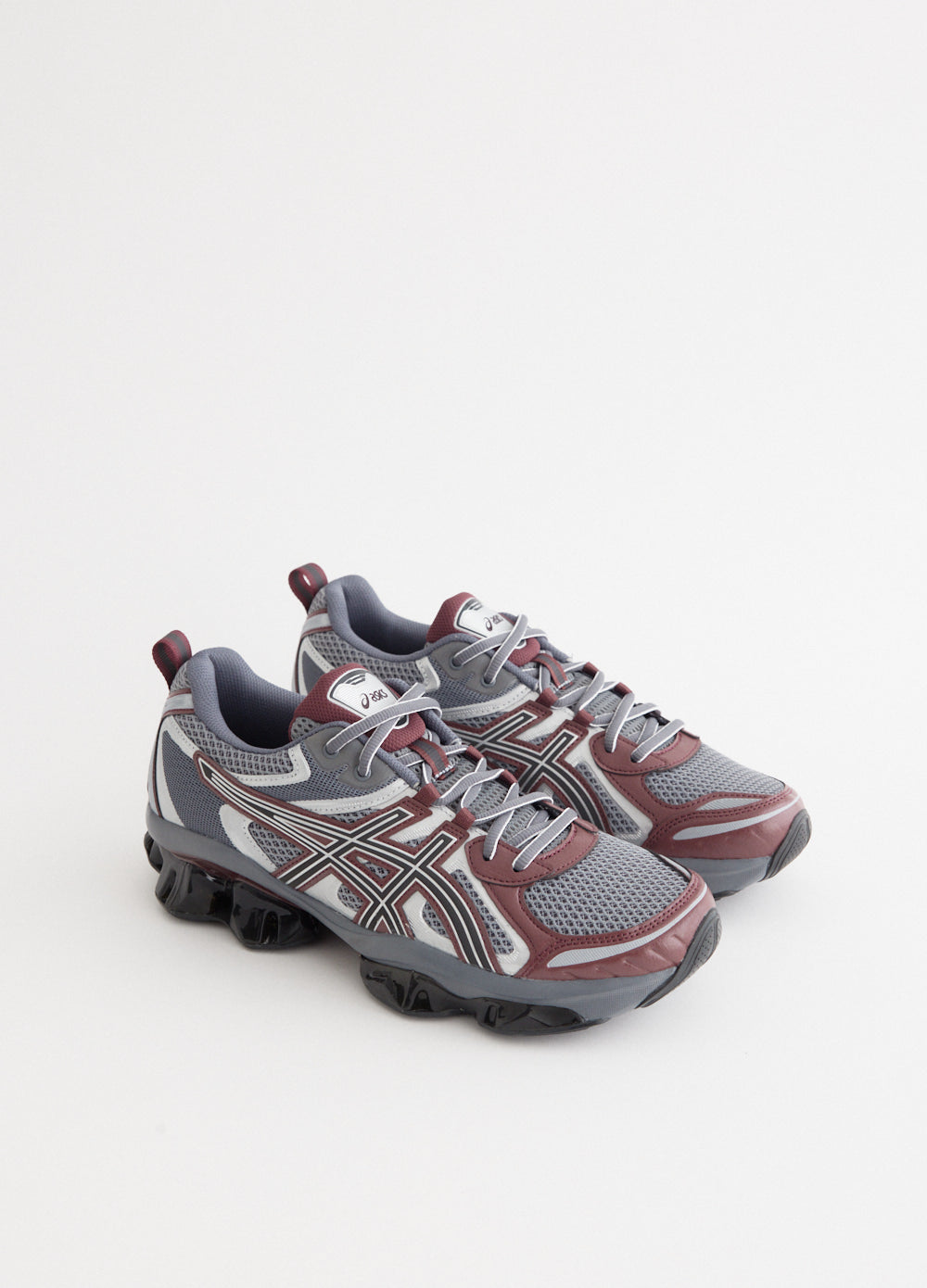 GEL-Quantum Kinetic 'Burgundy Silver' Sneakers