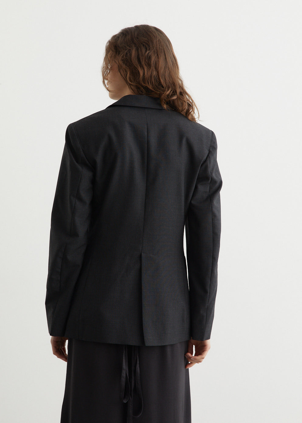 Single Breasted Fitted Tailored Jacket