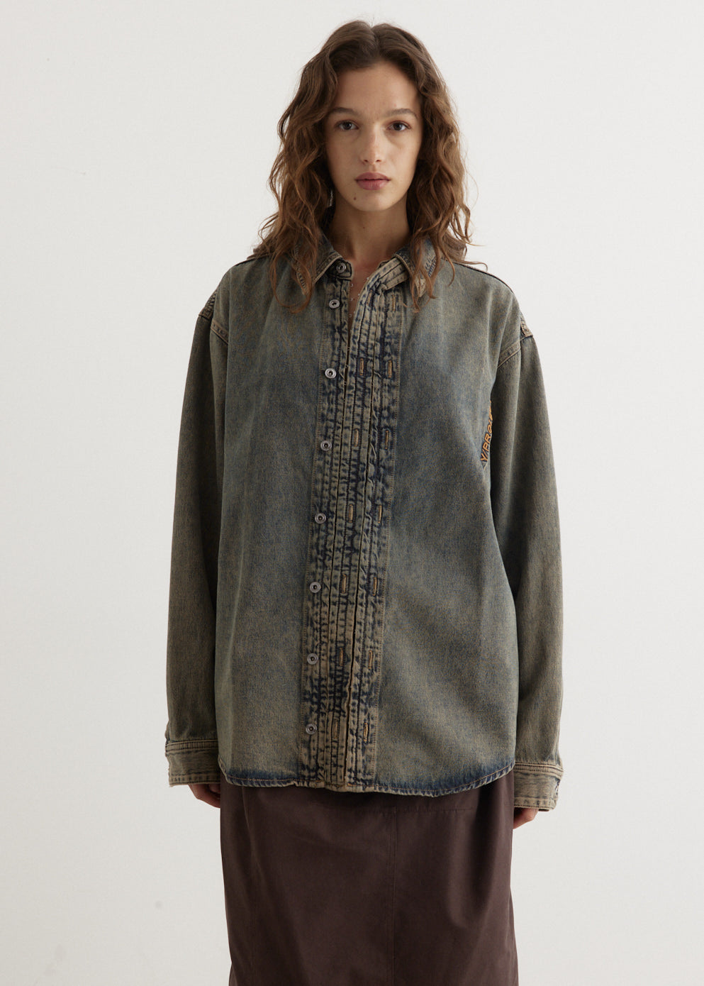 Hook And Eye Denim Shirt