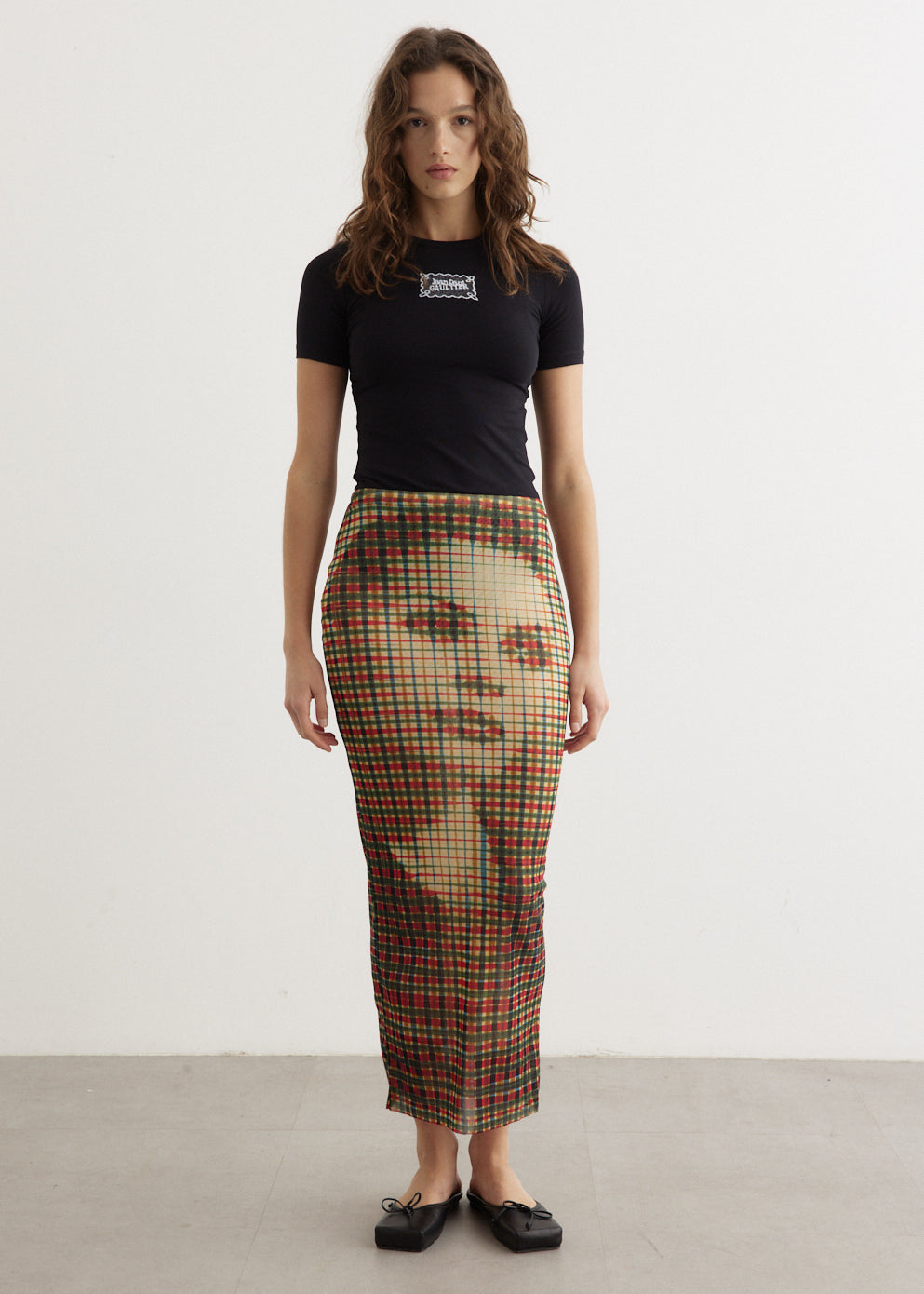 Mesh Long Skirt