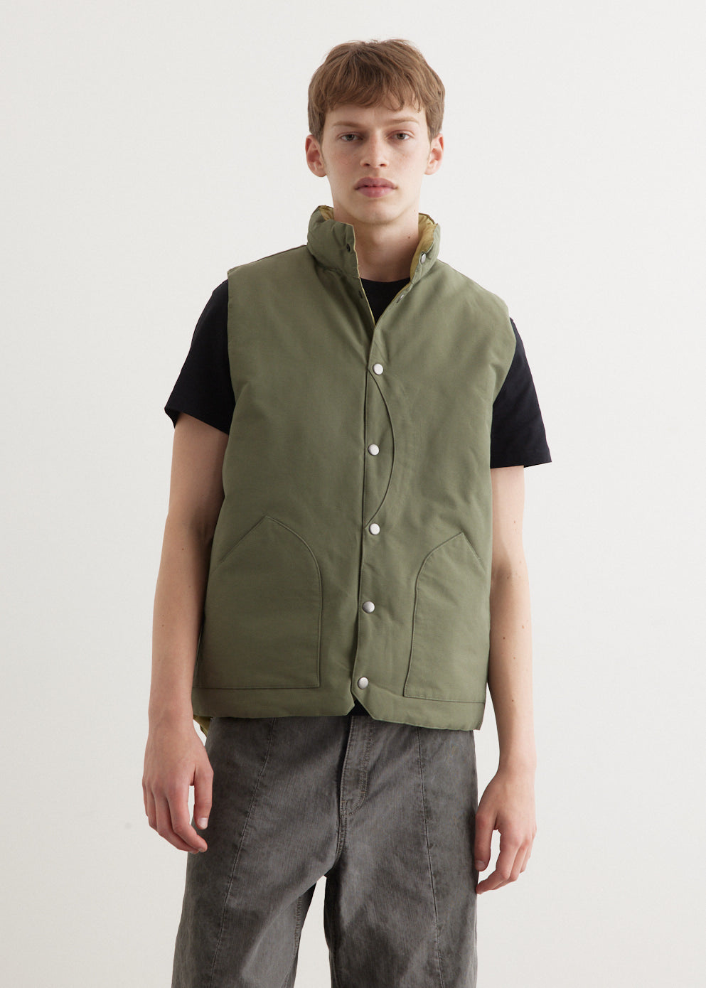 Quilted Reversible Vest