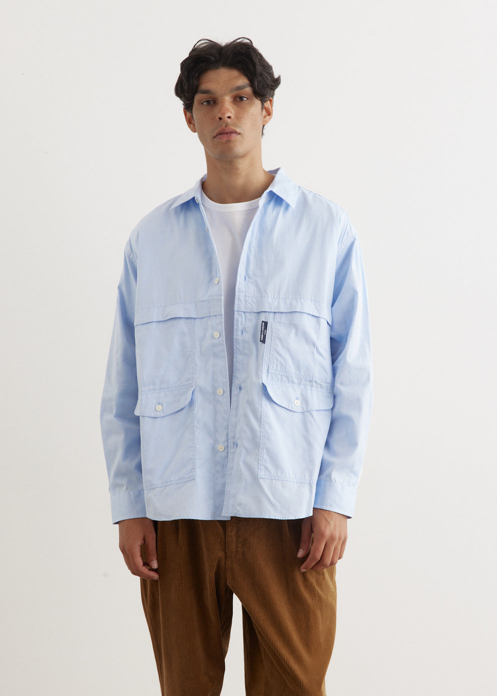 Ripstop Back Panel Cotton Oxford Shirt