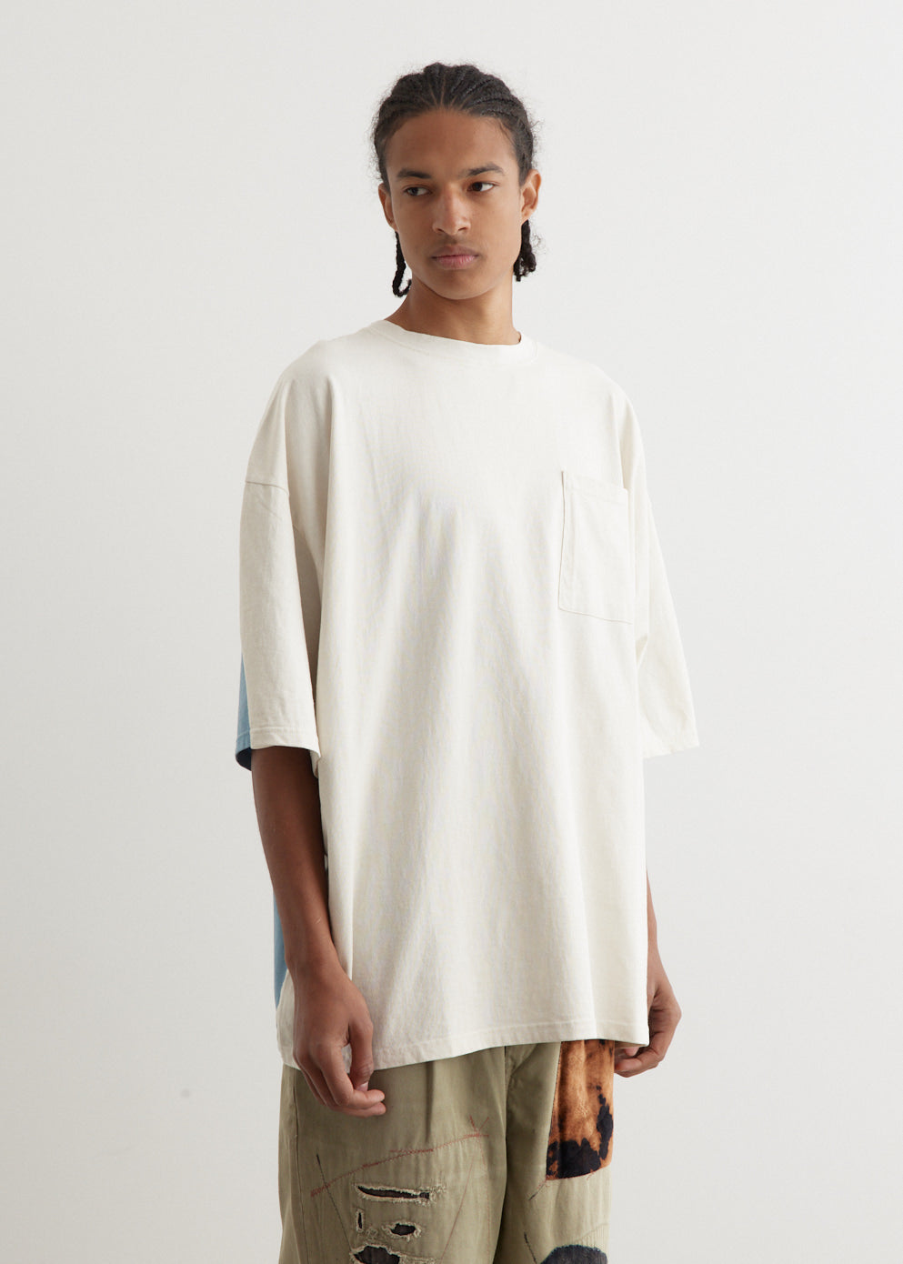 Jersey 2Tones Big Pocket T-Shirt