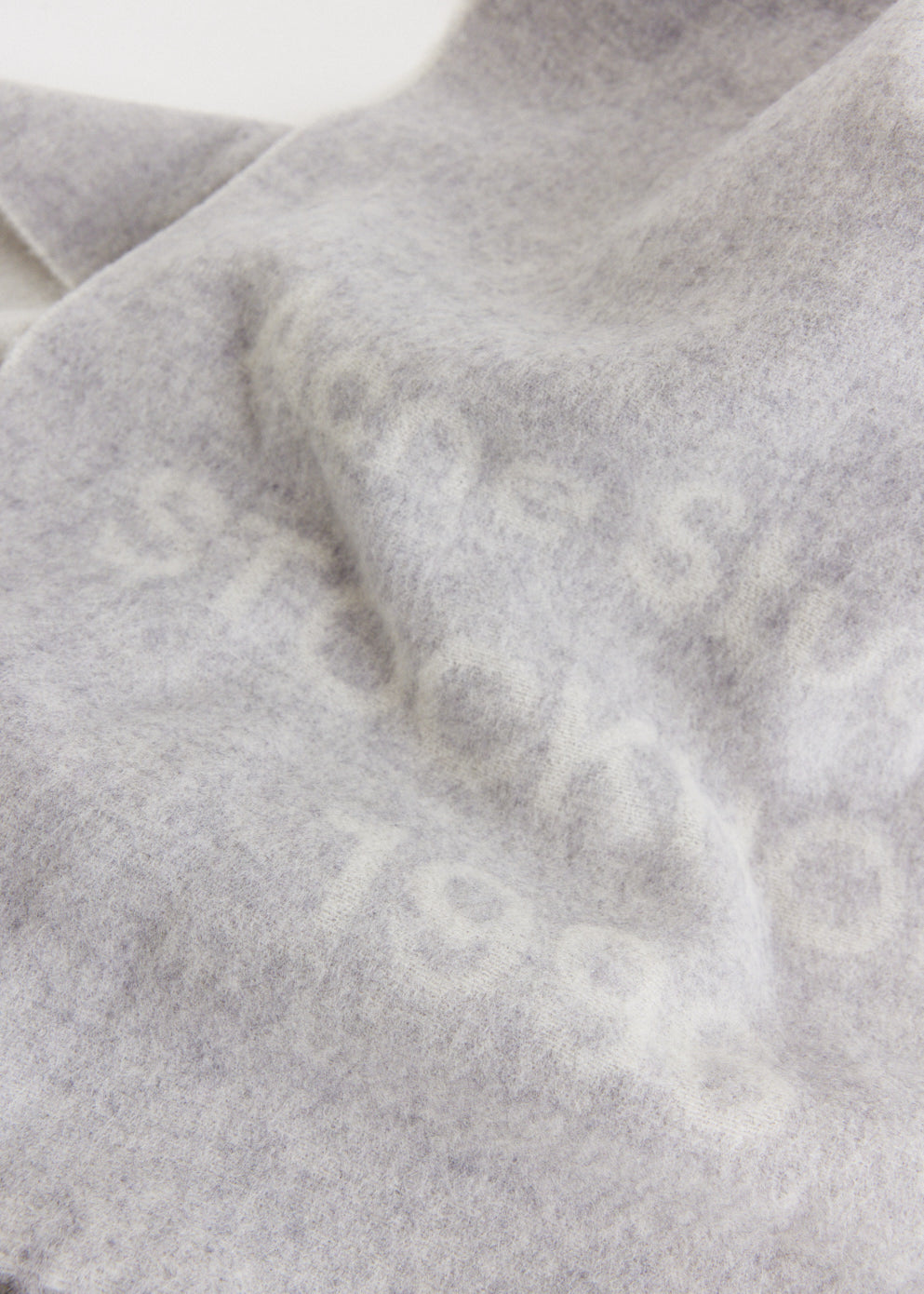 Logo Wool Scarf