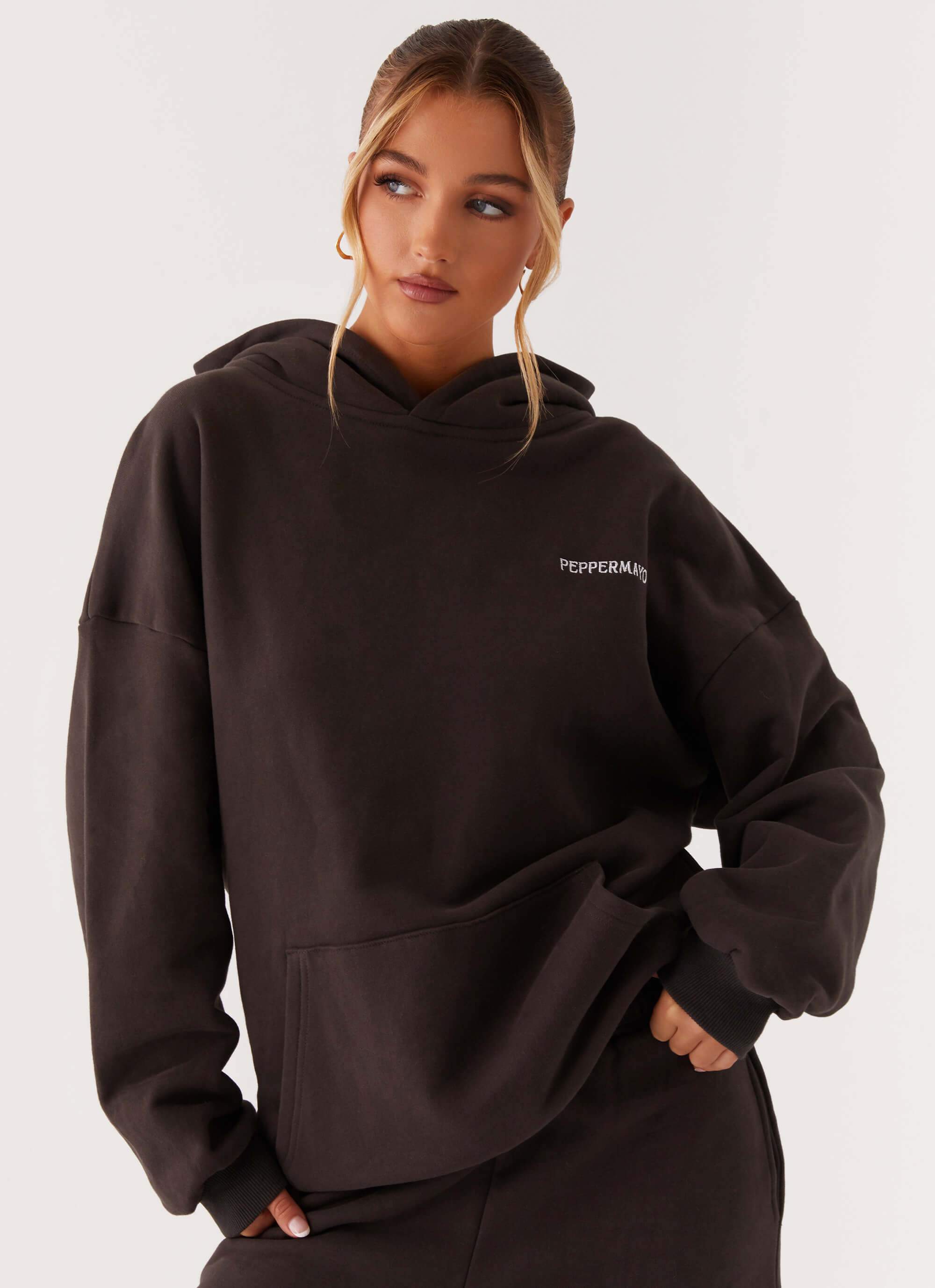 Signature Oversized Hoodie - Charcoal