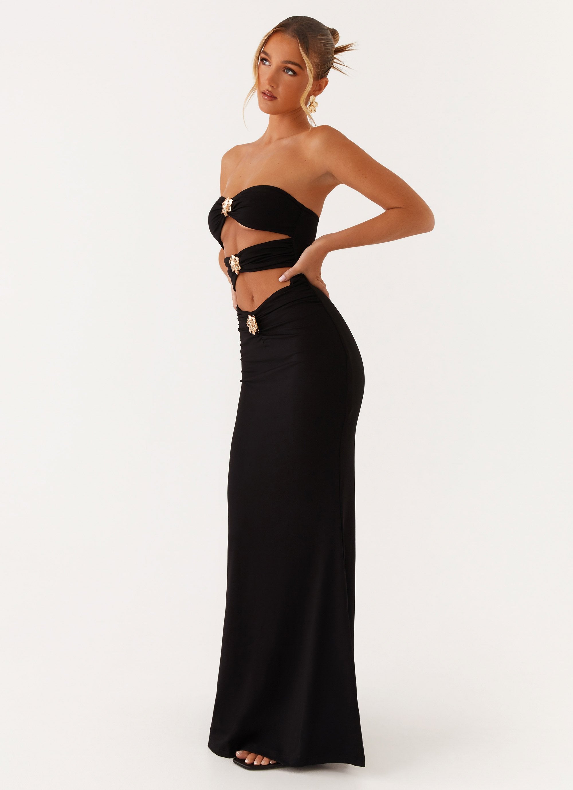 Save Me Maxi Dress - Black