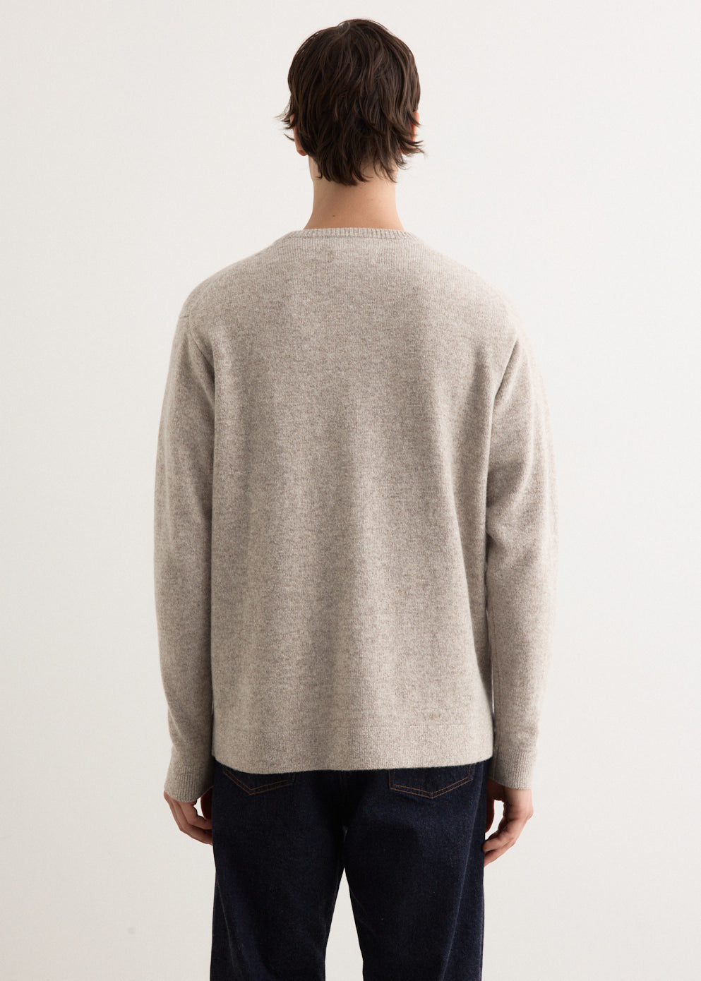 Undyed Wool Crewneck