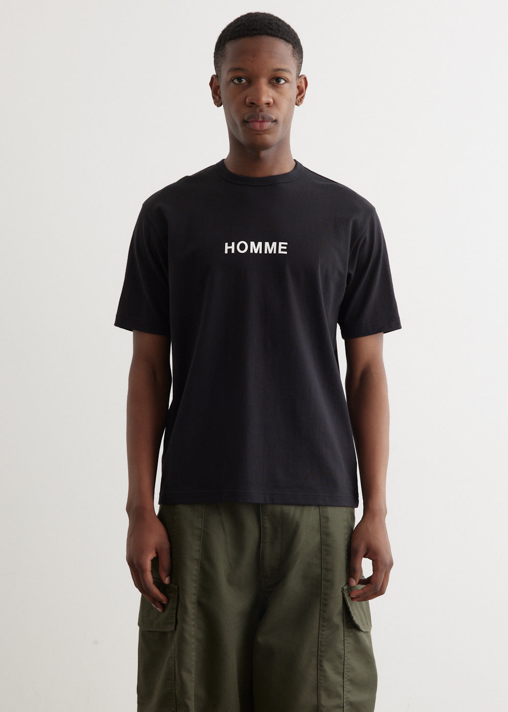 Cotton Homme Print T-Shirt