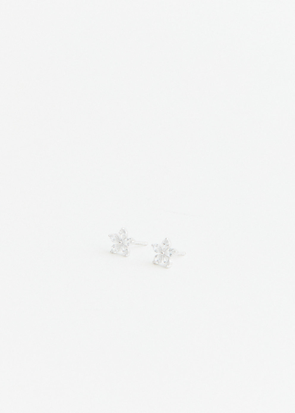 Crystal Flower Studs