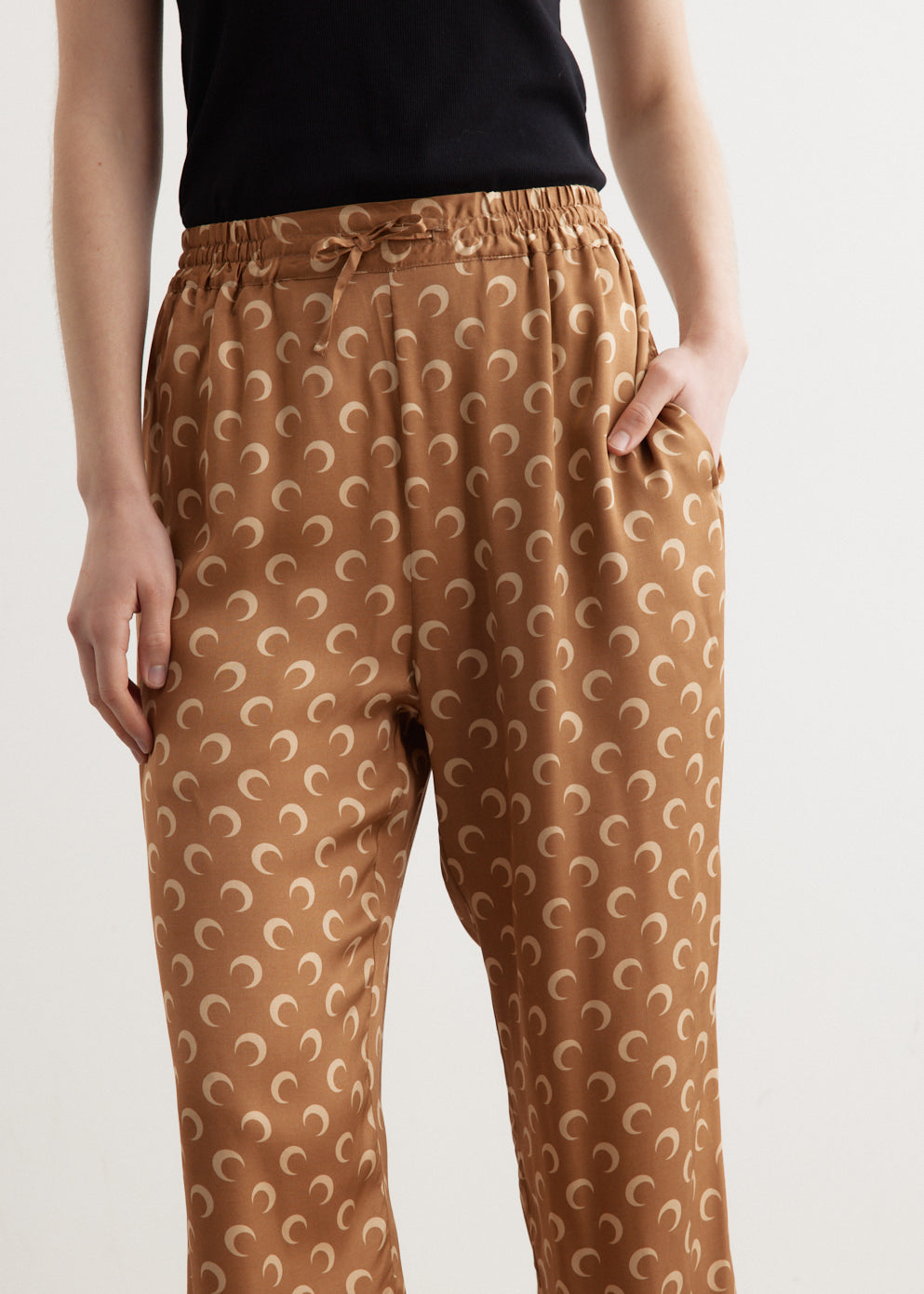 Moon Printed Drawstring Pant