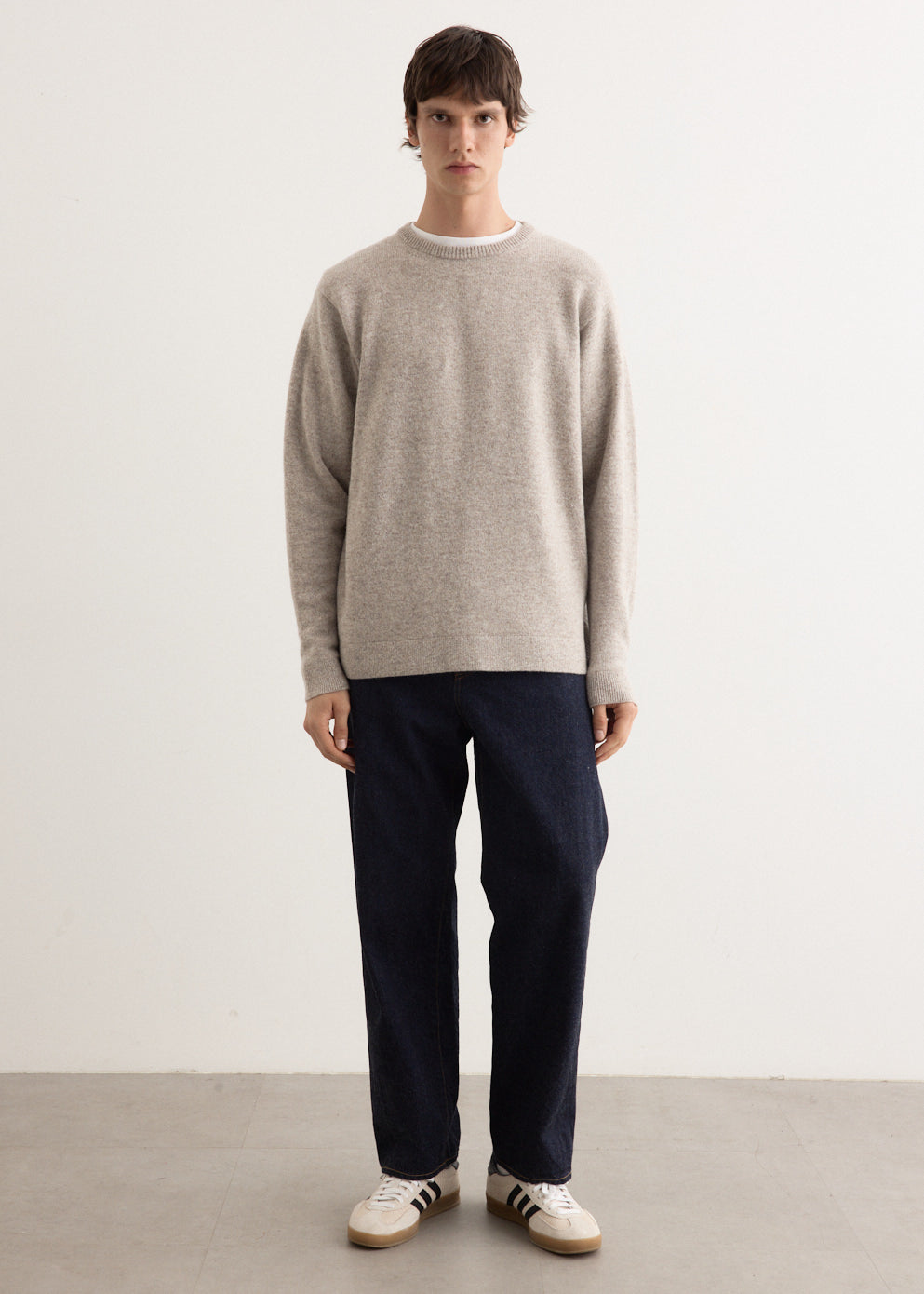 Undyed Wool Crewneck