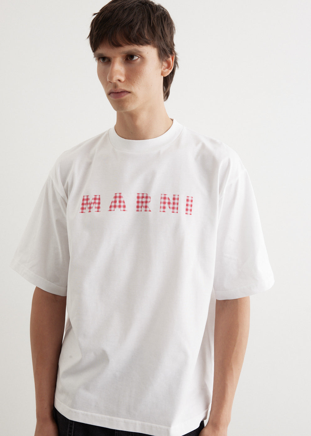 Gingham Logo T-Shirt