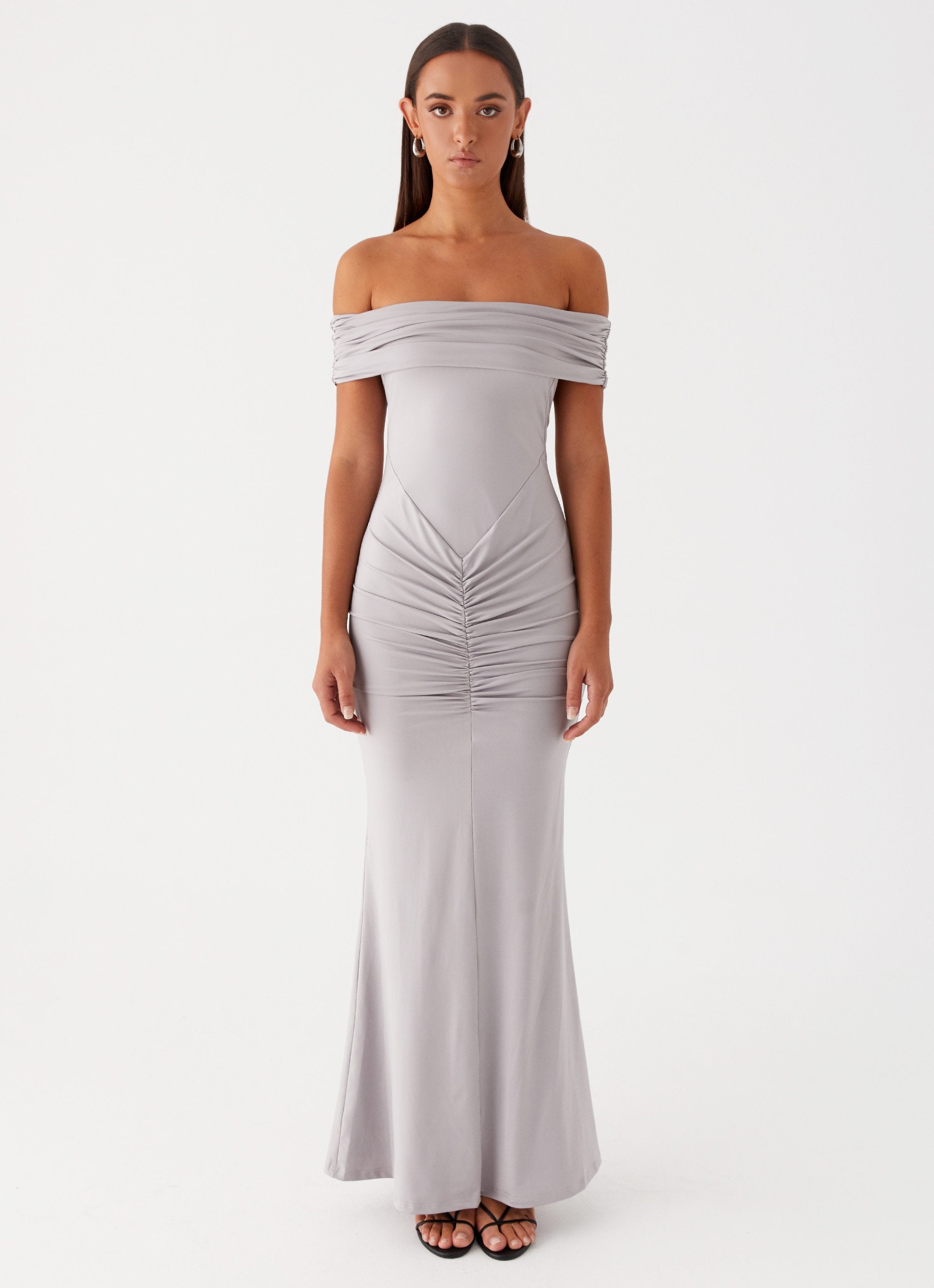 Dancefloor Maxi Dress - Grey