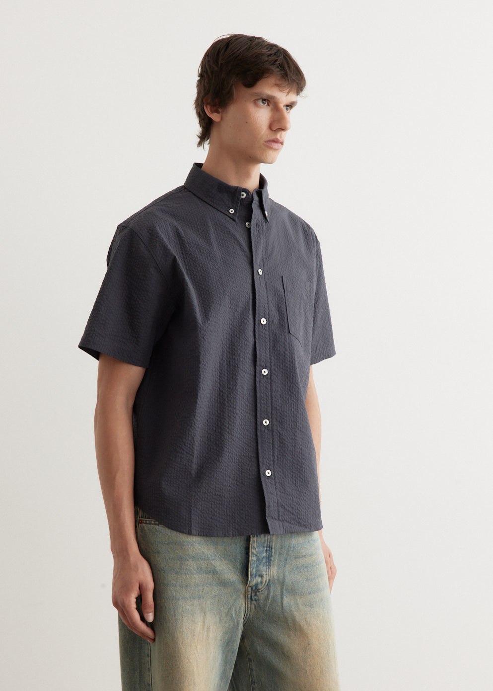 Nike Life Seersucker Button Down Shirt