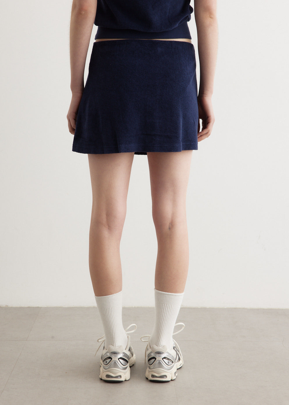 Serif Logo Terry Skirt