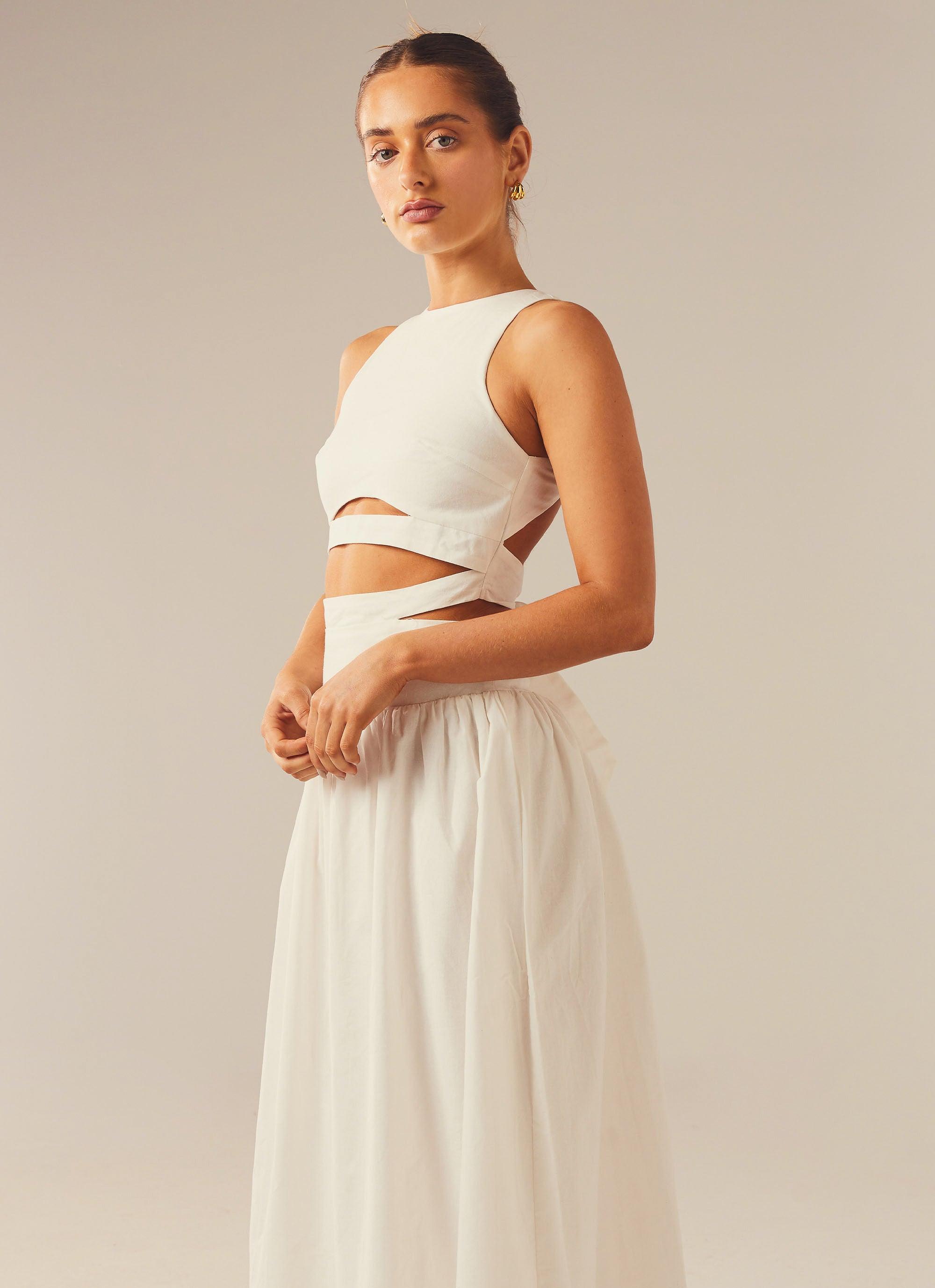 Meet Me In Majorca Maxi Dress - White