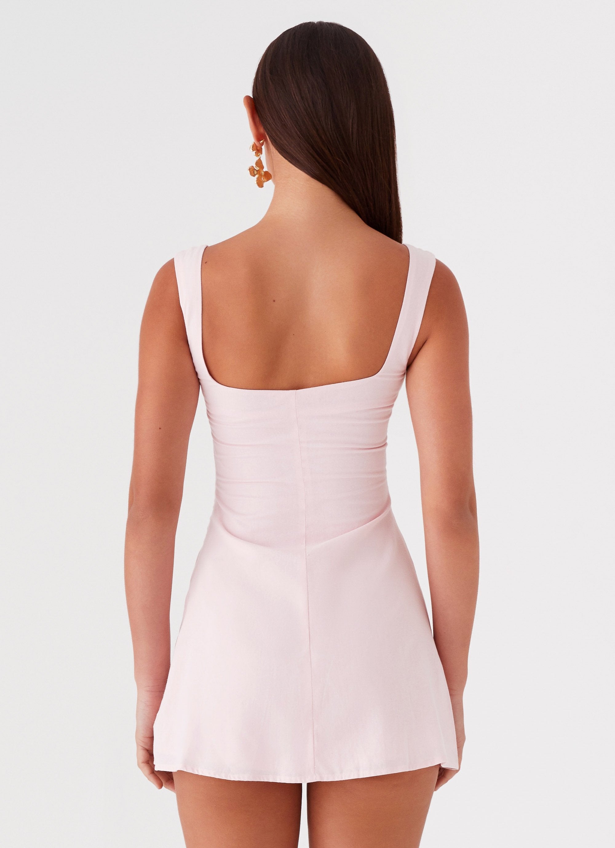 Cadence Mini Dress - Baby Pink