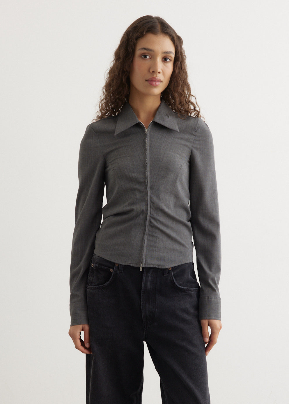 Slim Zip Shirt