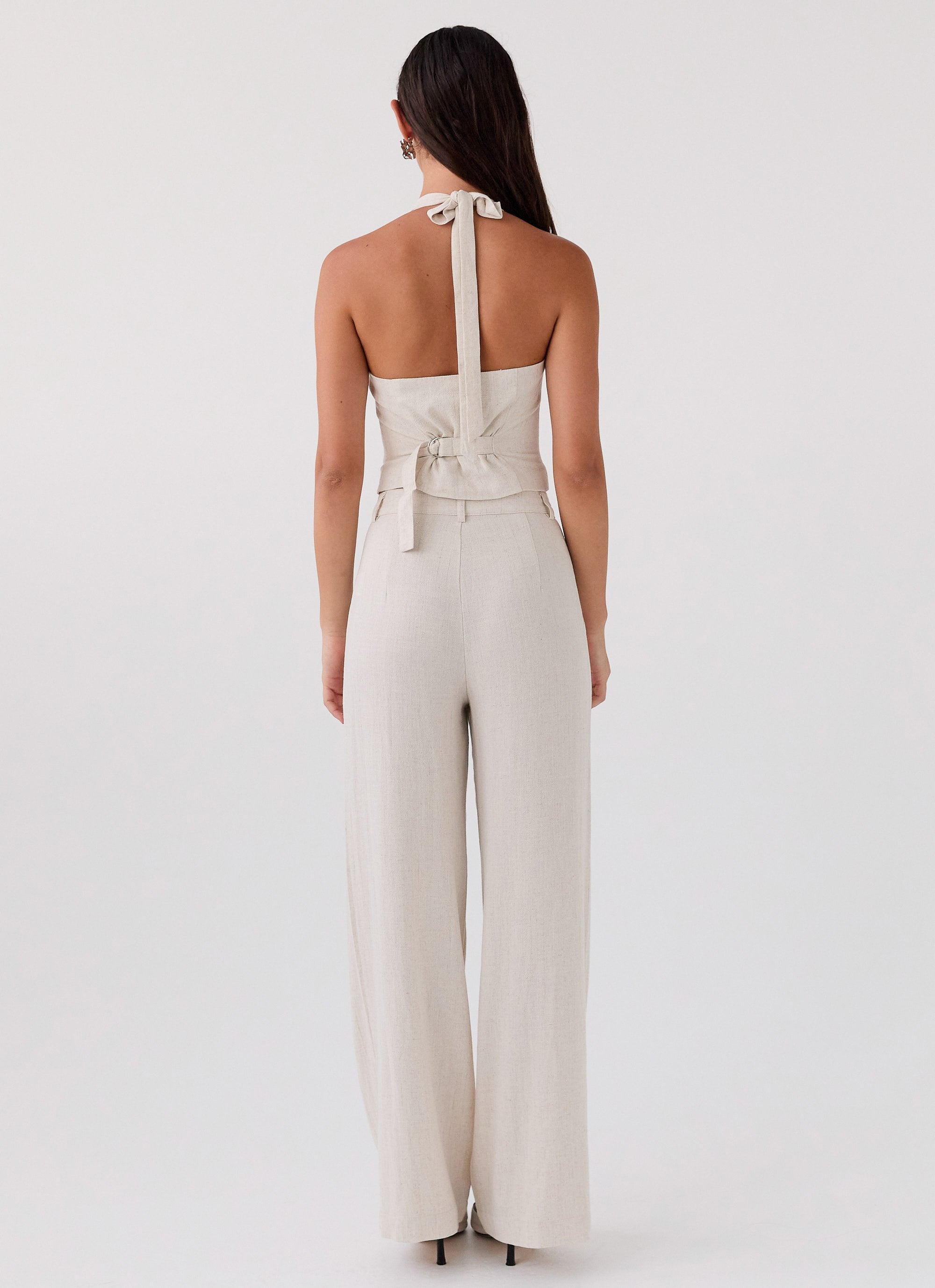 Heatwave Linen Pants - Oatmeal